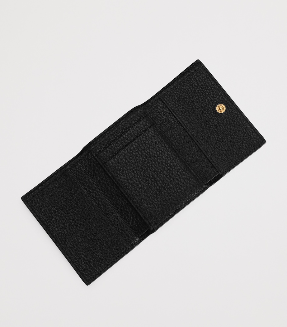 Dolce&Gabbana Leather Logo Wallet Black Image 4