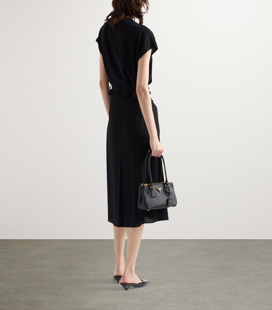 Buckle-Detail Midi Skirt F0002 Image 4