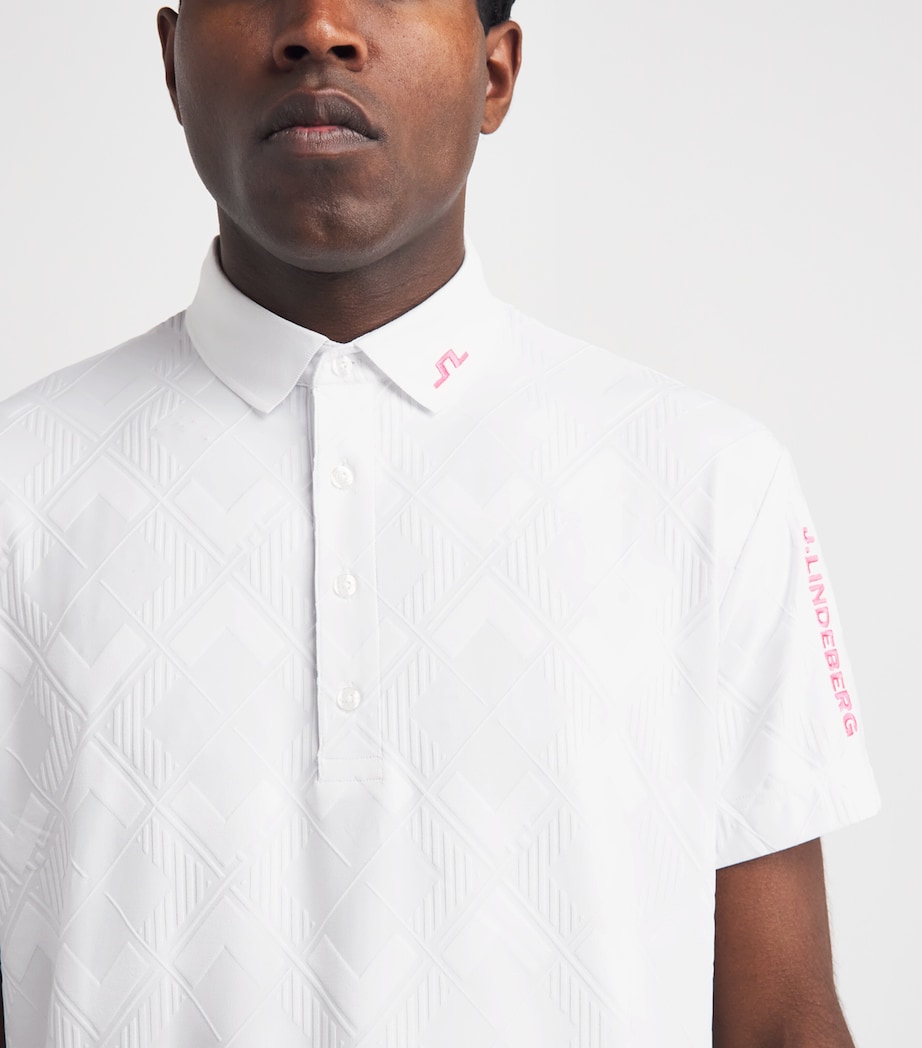 J Lindeberg Mens 30Y Matt Polo Shirt White Image 3