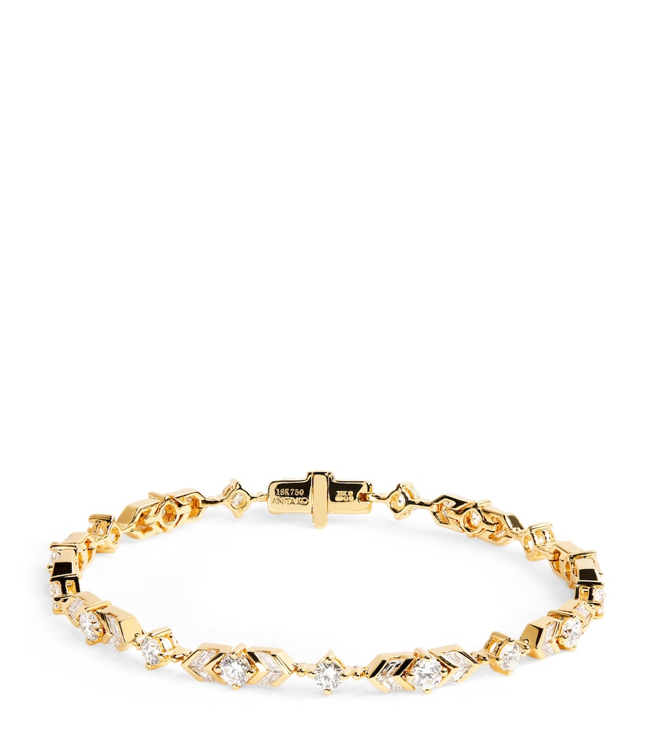 Yellow Gold and Diamond Dakota Bracelet YELLOW GOLD Image 1