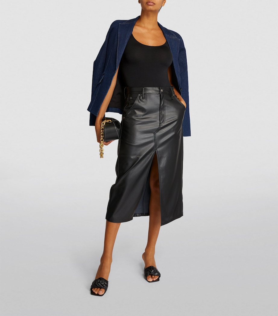 Cotton-Blend Jamaika Bodysuit 7005 BLACK Image 2