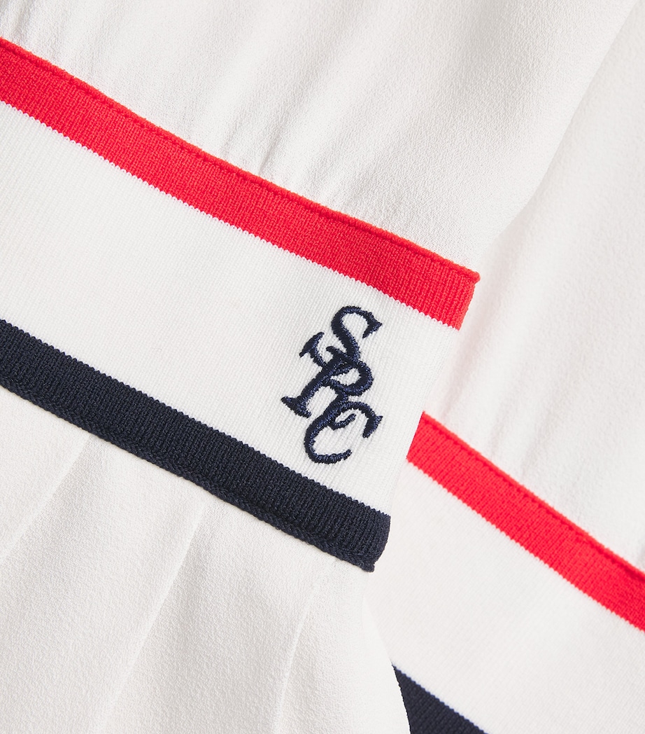 Phoebe Tennis Dress WHITE/NAVY/RED Image 5