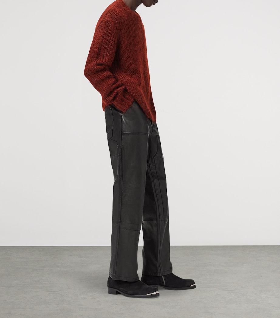 Oversized Myles Sweater RUST RED Image 4