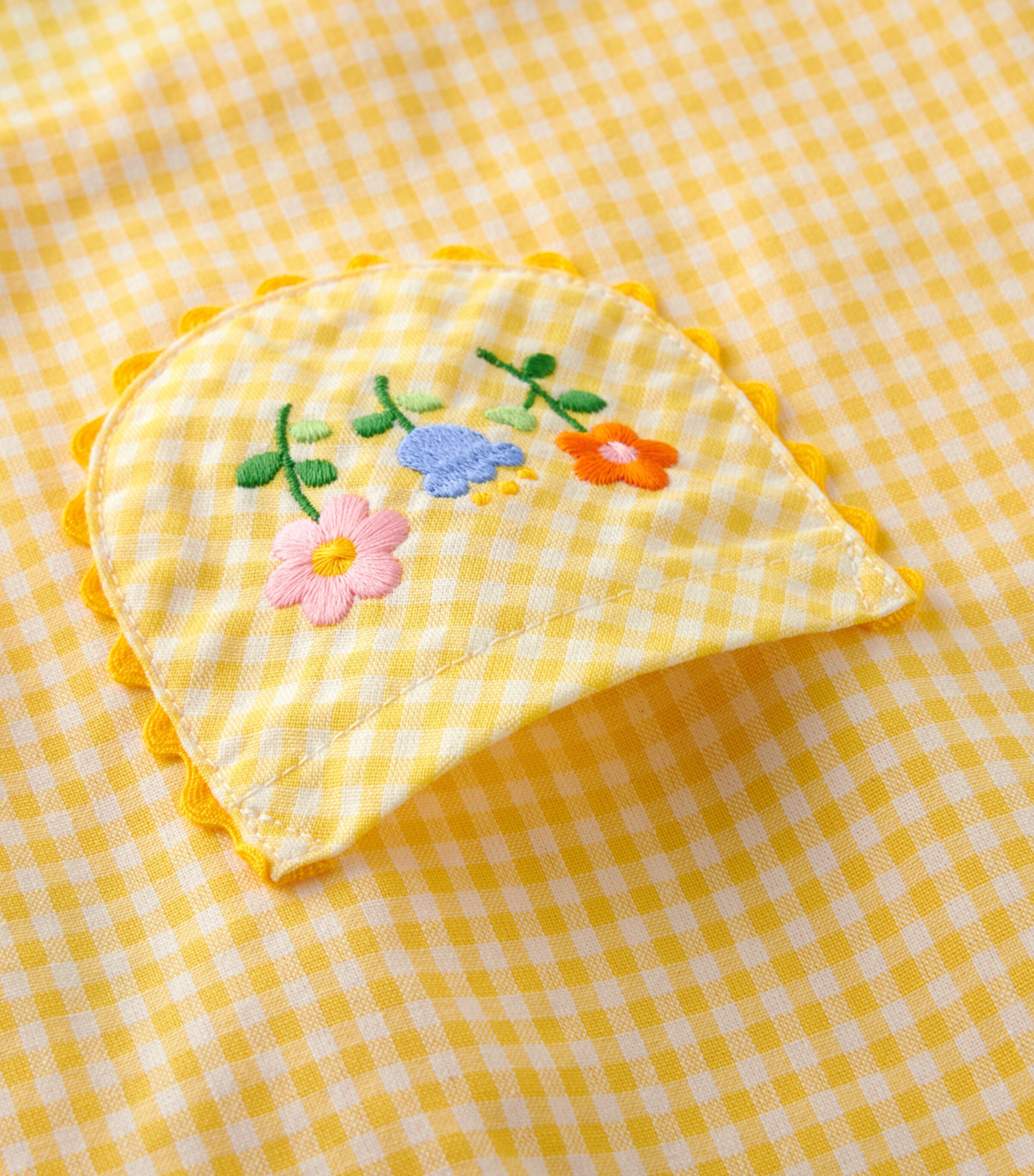 Miki House Cotton-Blend Gingham Chieco Saku Dress (2-7 Years) Image 4