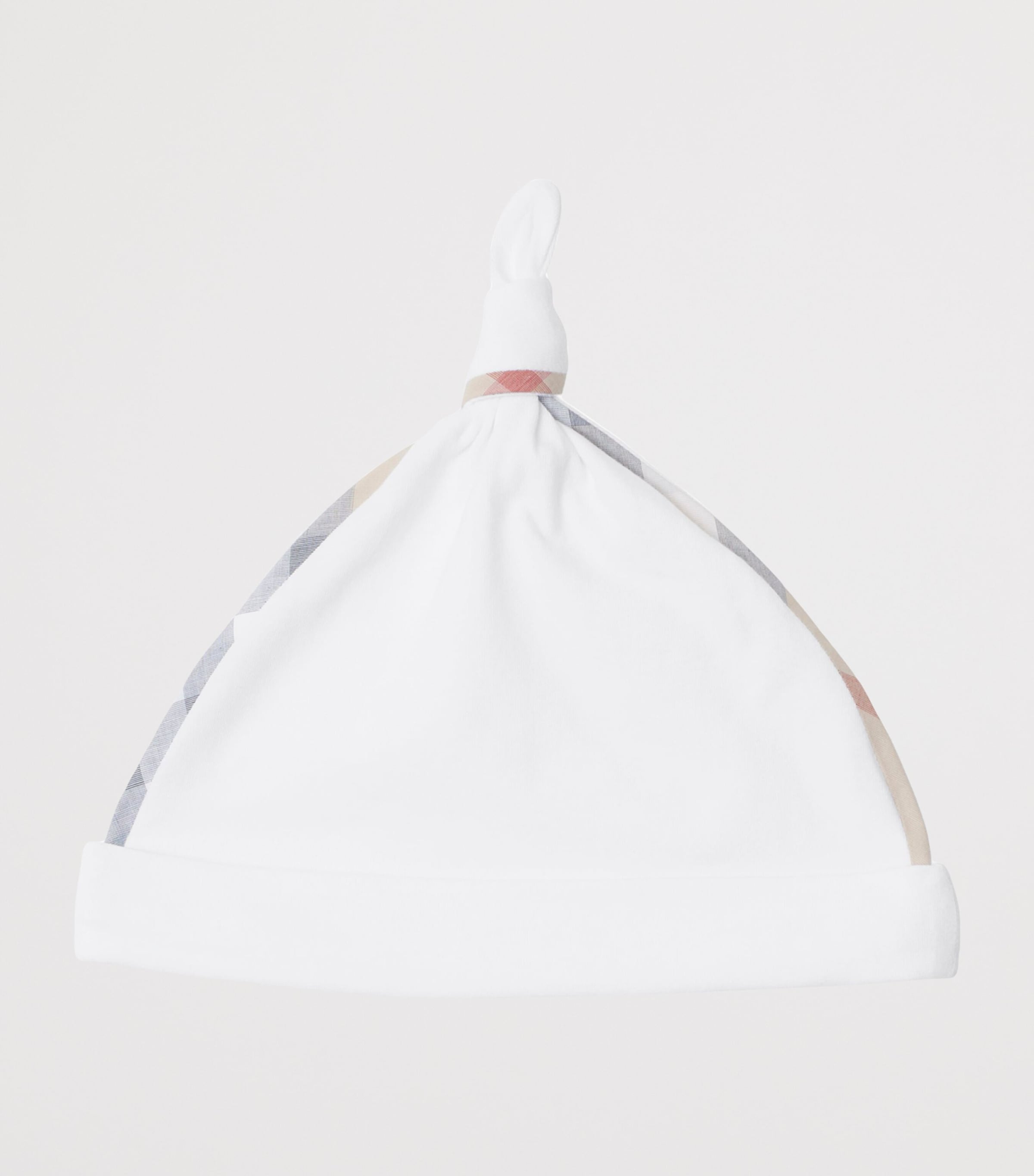 Cotton All-In-One, Hat and Bib Gift Set (1-18 Months) WHITE Image 7