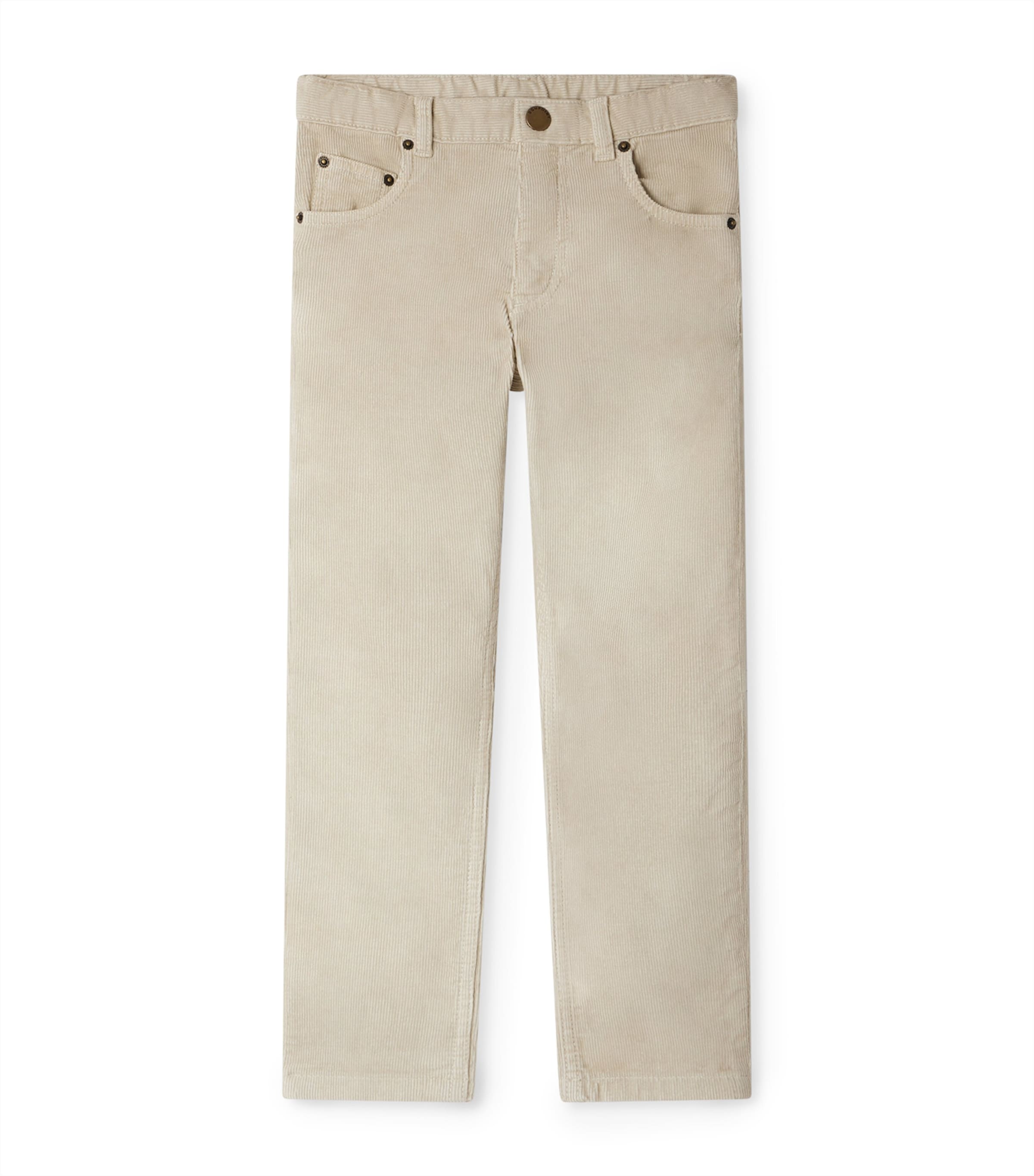 Bonpoint Corduroy Five-pocket Trousers In Neutral
