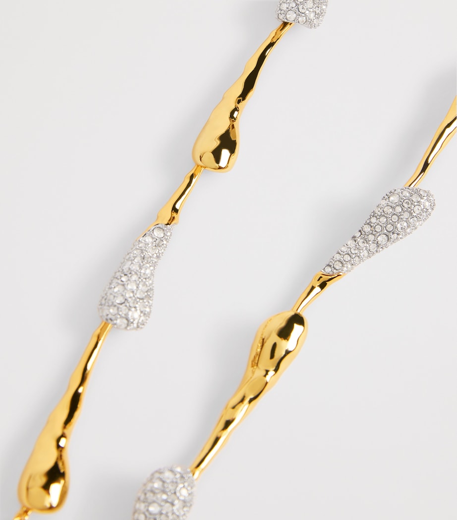 Gold-Plated Solanales Dewdrop Necklace GOLD Image 4