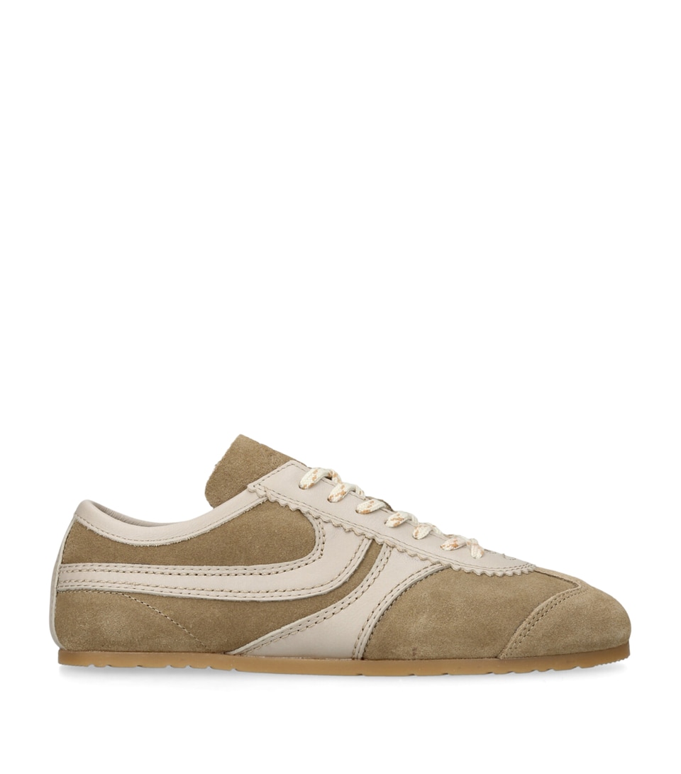 DRIES VAN NOTEN Suede Dustin Sneakers Beige