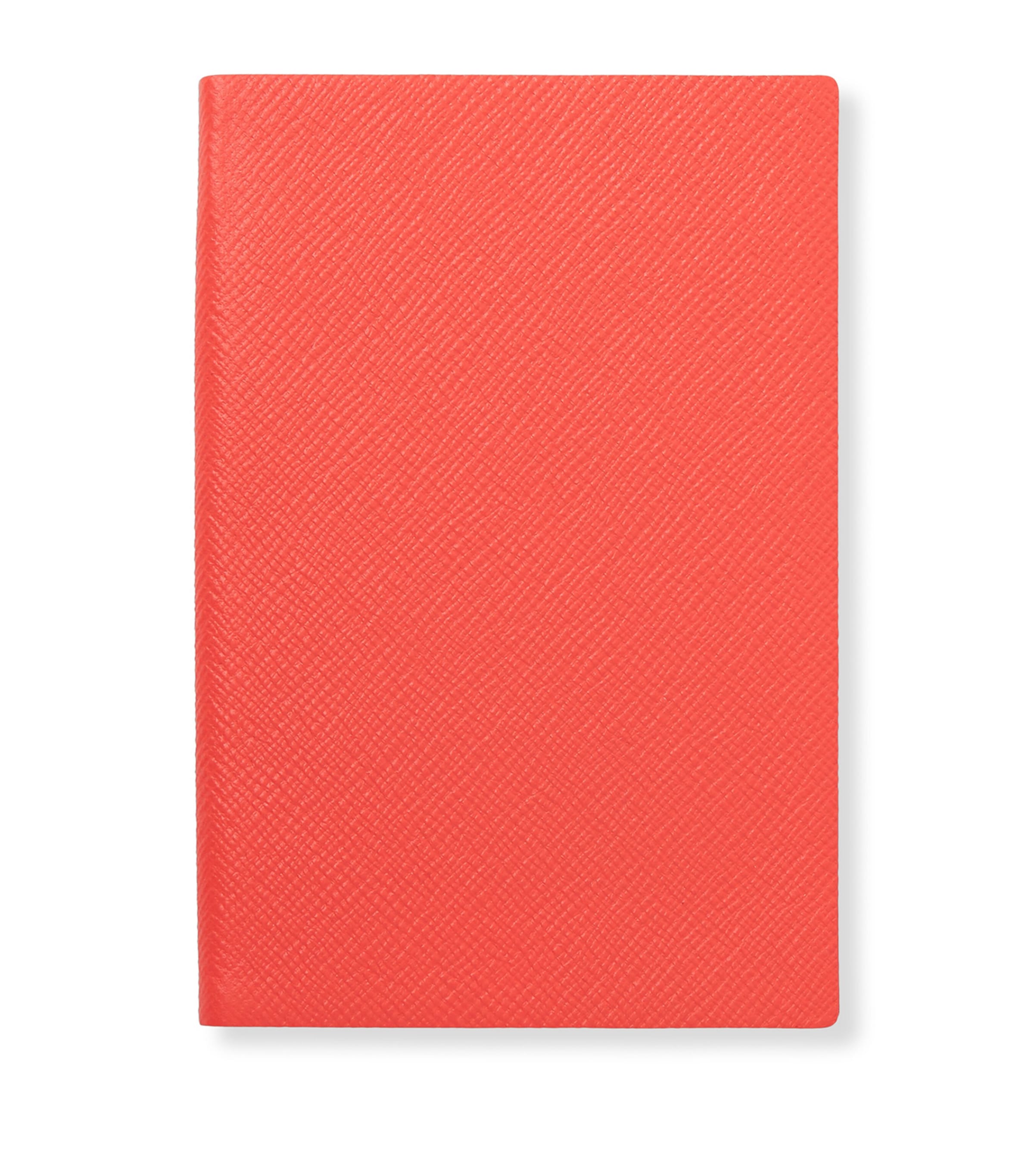 Smythson Panama Leather Chelsea Notebook In Pink