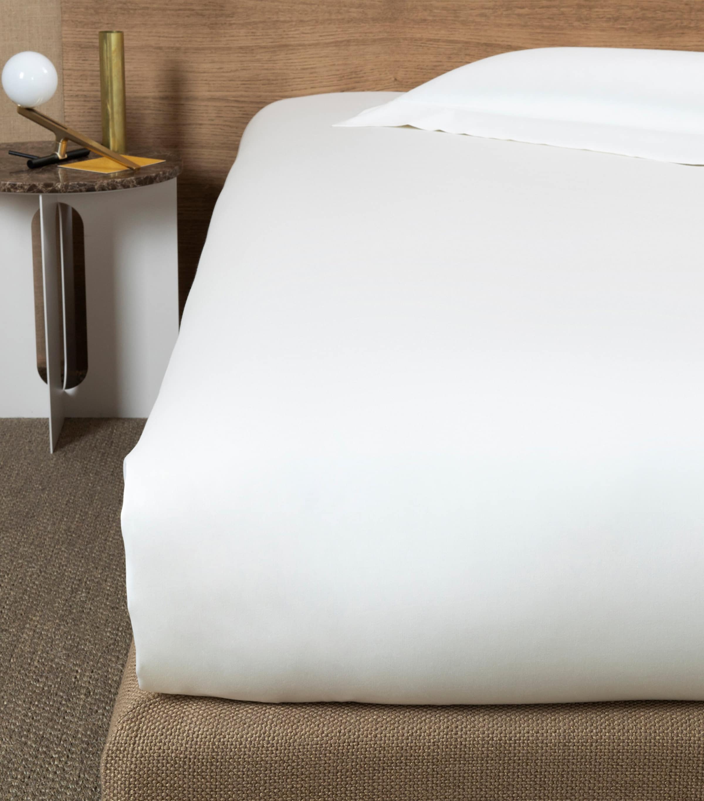 Frette Leisure Sateen Super King Flat Sheet In White