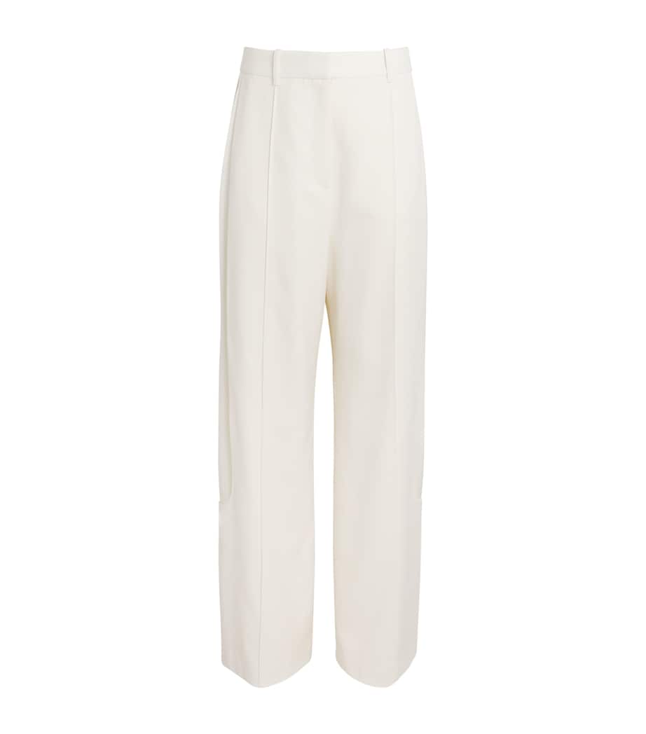Satin Alabata Suit Trousers MCRM CREAM Image 1