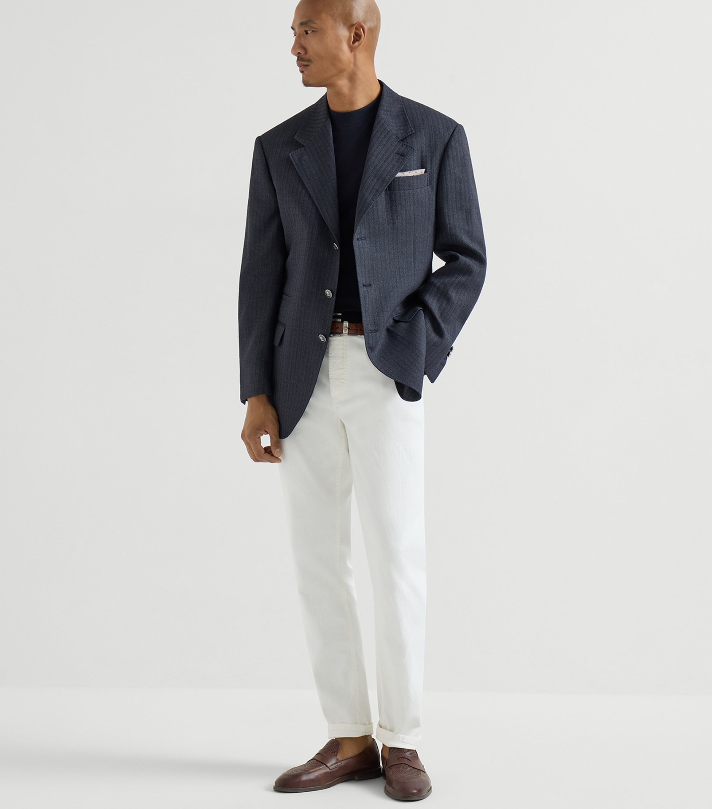 Brunello Cucinelli Mens Comfort Straight Jeans Image 3