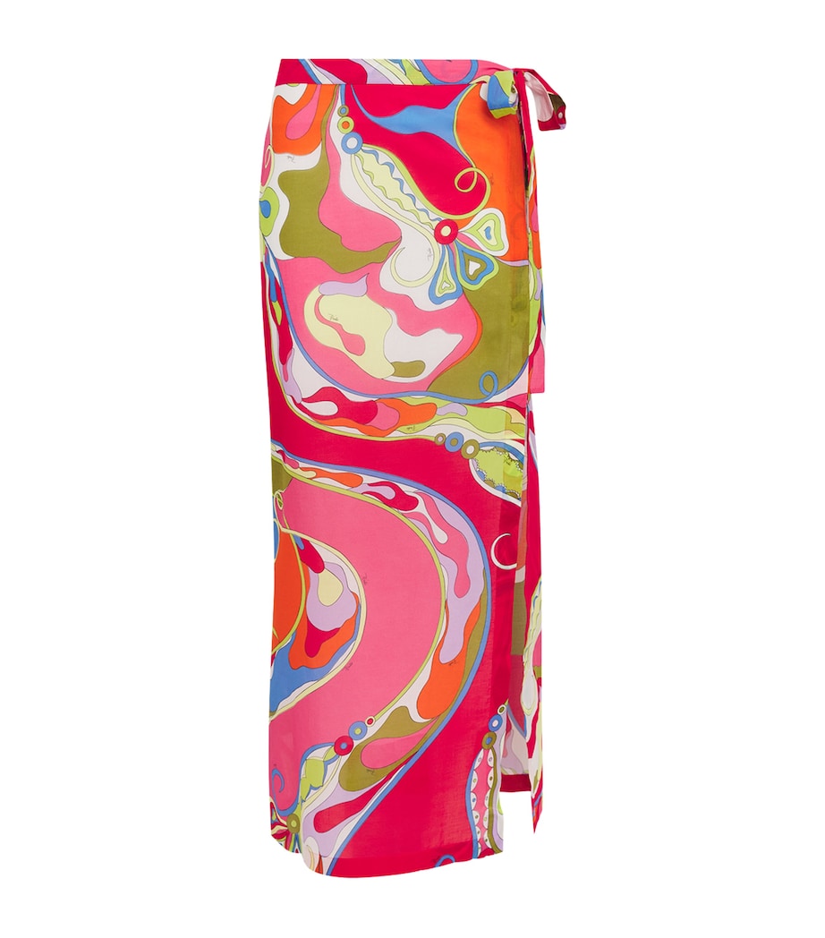 Cotton Orchidee Wrap Skirt 048 MULTICOLOR Image 1