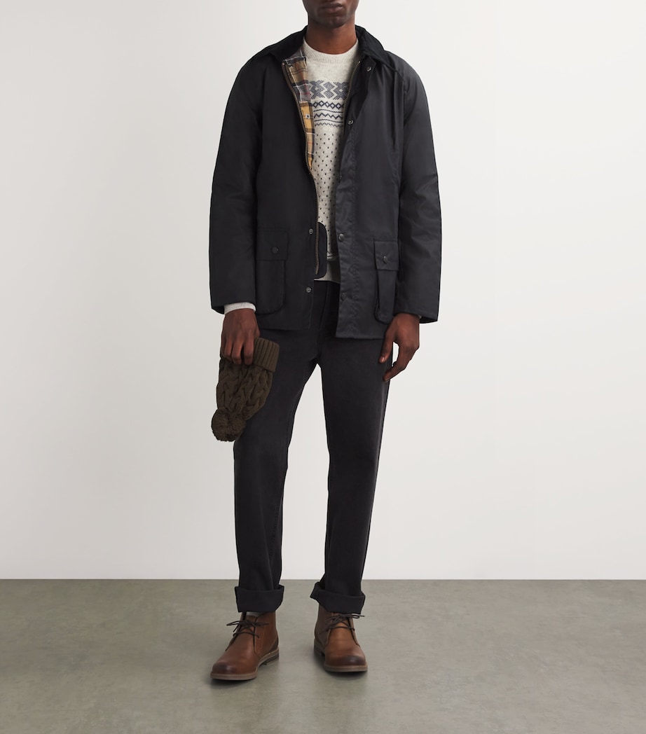 Wool Fair Isle Sweater LIGHT GREY Image 2