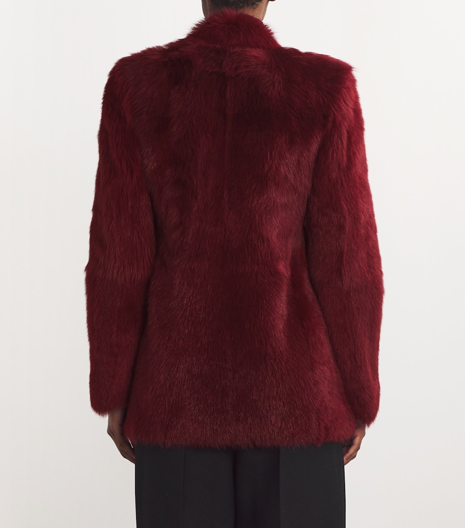 Shearling Willow Jacket 524 OXBLOOD Image 4