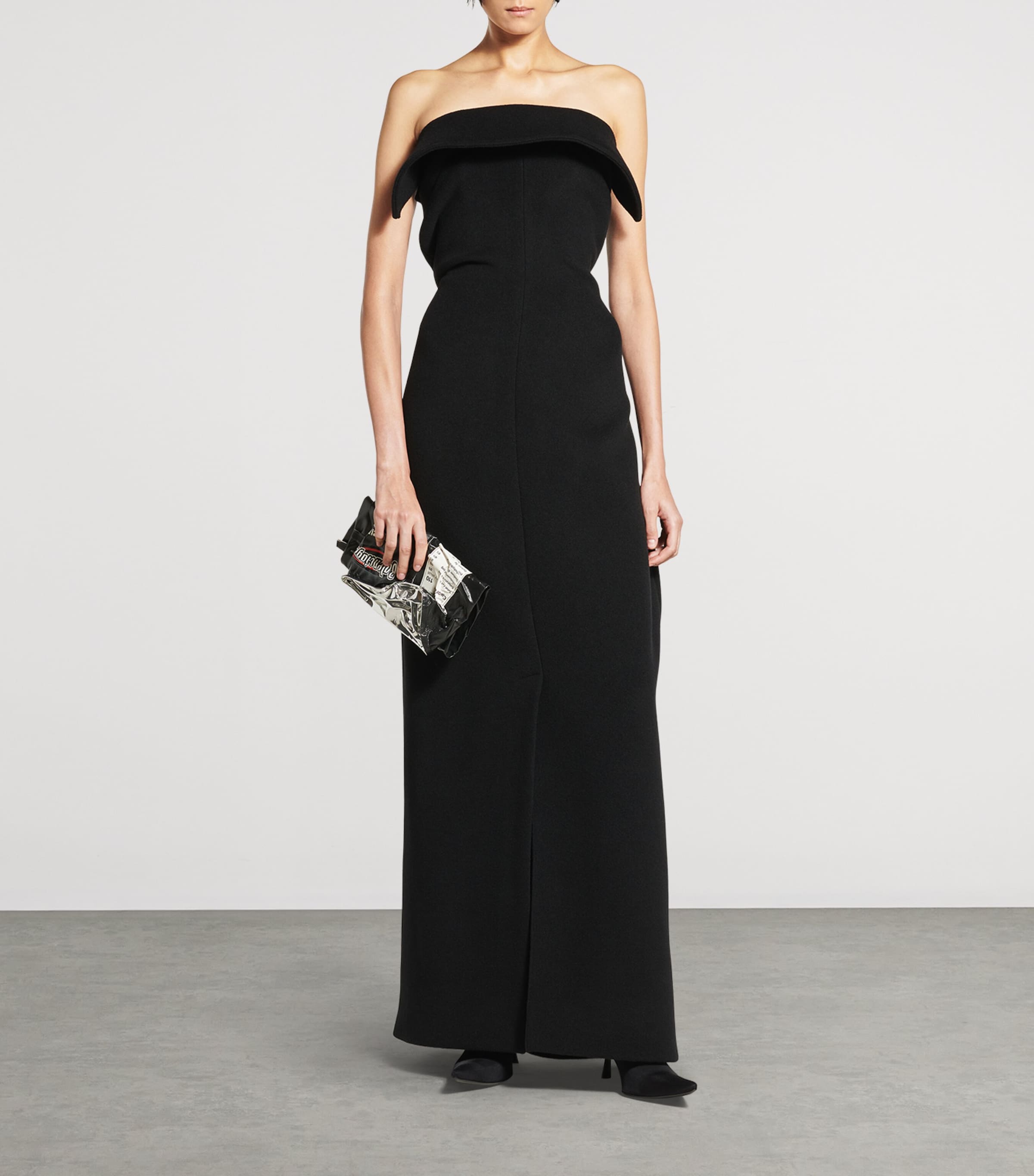 クラッチバッグ BALENCIAGA 'Chips' clutch Black Balenciaga Chips Clutch Bag | Harrods US