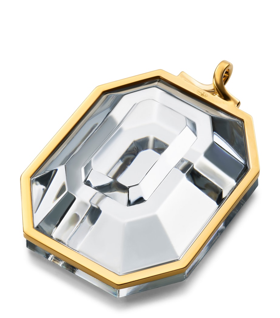 Baccarat Gold Vermeil and Crystal Harcourt Pendant Clear Image 1