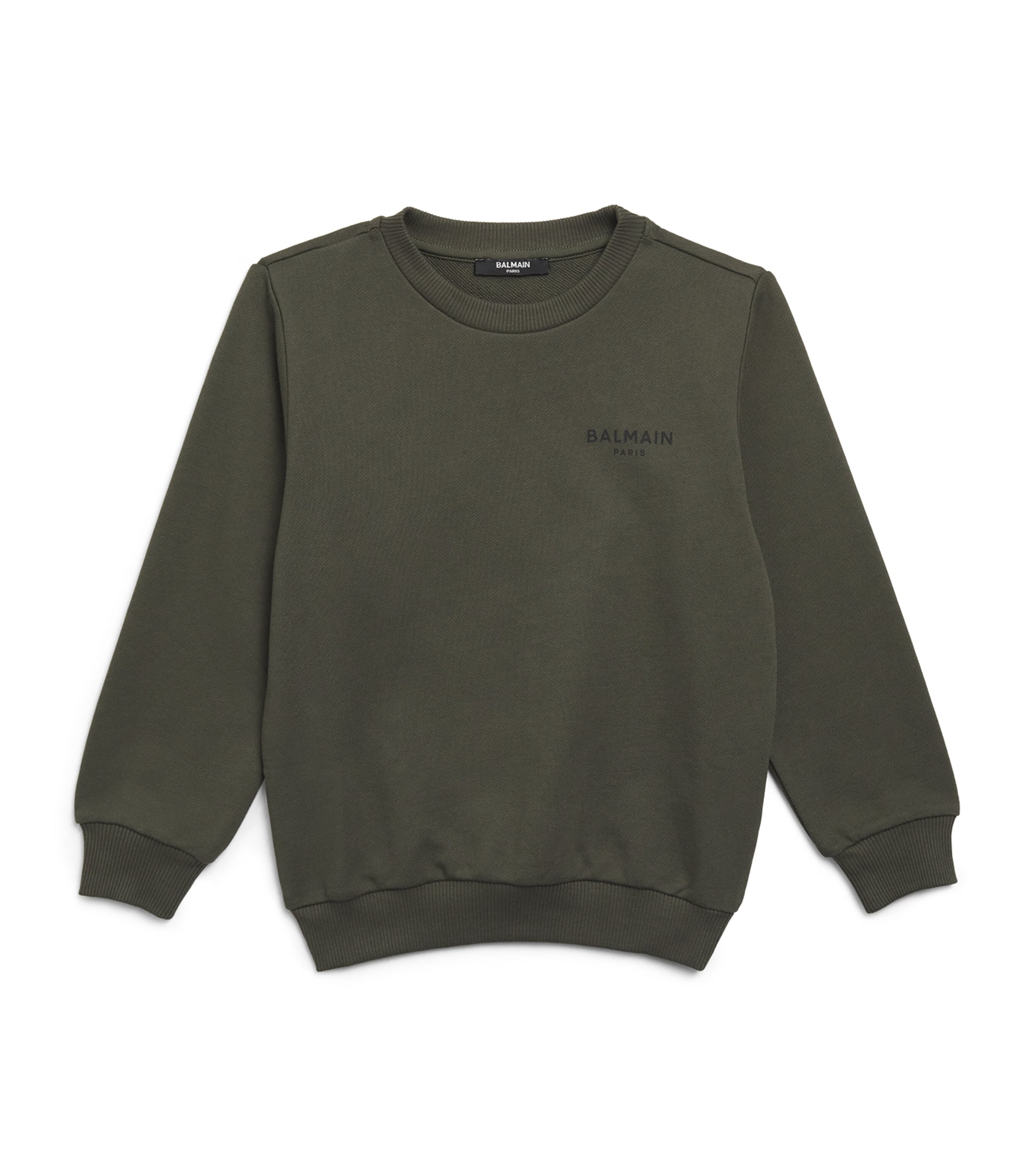 Balmain Kids Cotton Logo Sweatshirt (4-14 Years) | Boys Clothing | Sweatshirts & Hoodies | Designers | Balmain | Hoodies & Sweatshirts