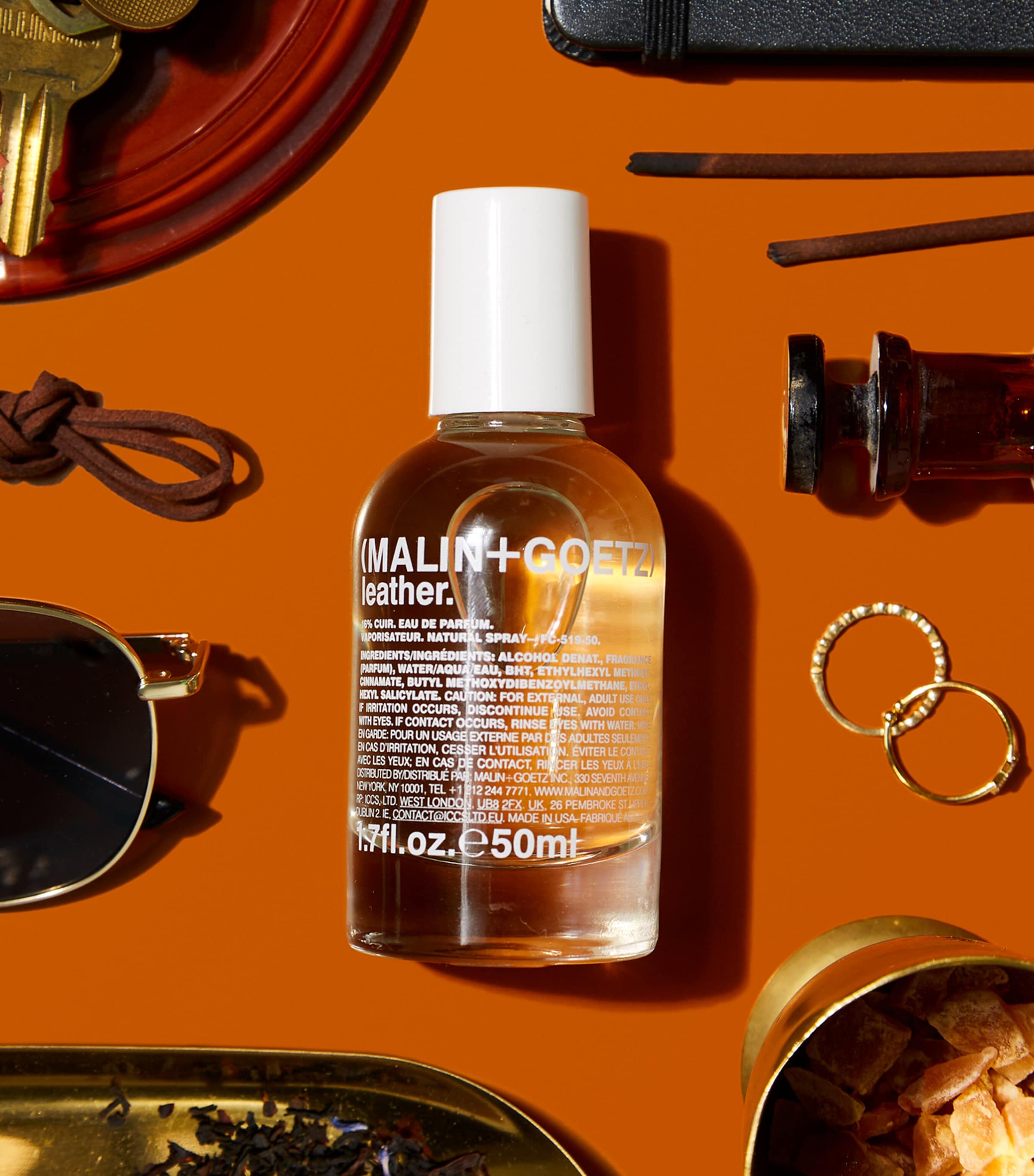 Leather Eau de Parfum (50ml) NO COLOUR Image 4