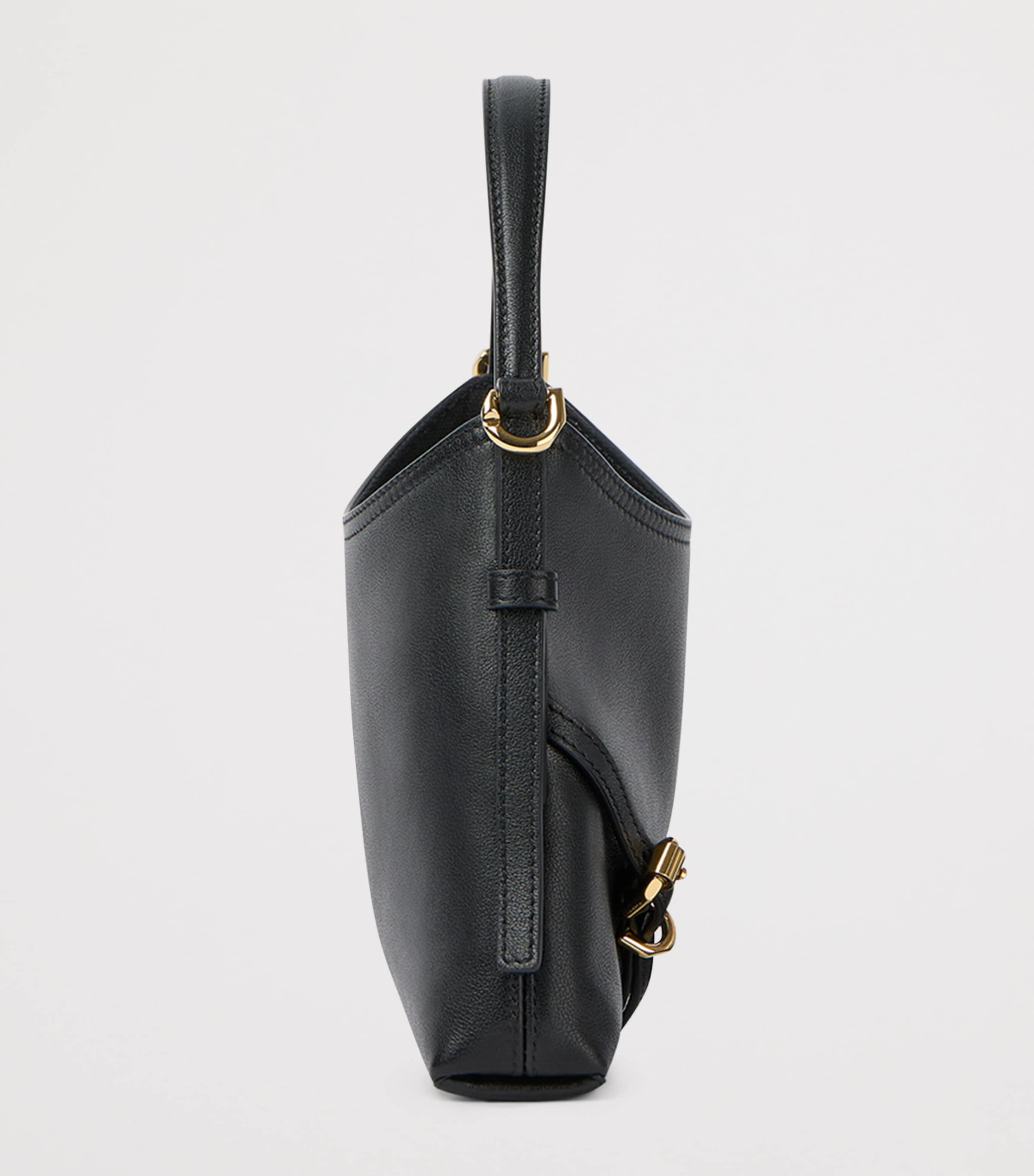 Givenchy Nano Leather Voyou Shoulder Bag Black Image 3