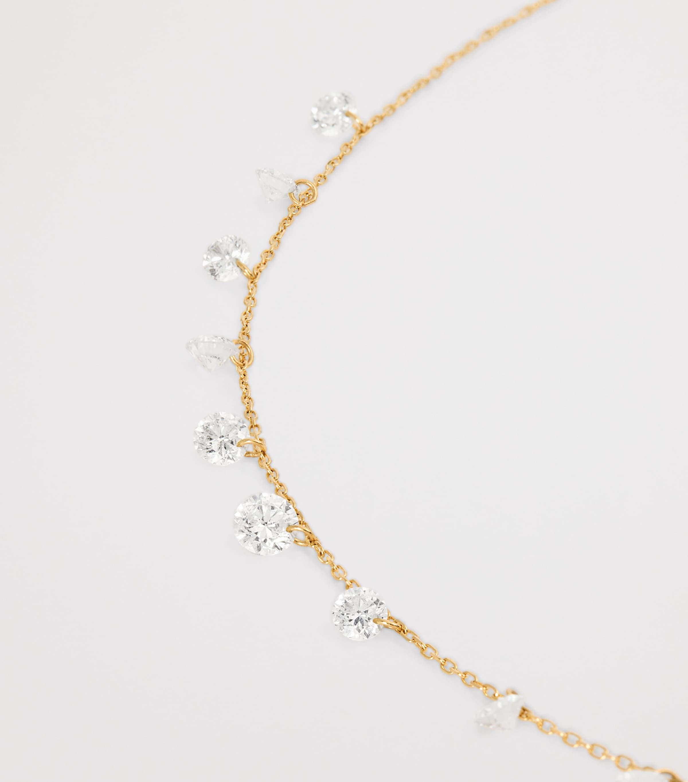 Yellow Gold and Diamond 9-Stone Danaé Necklace YELLOW GOLD Image 5