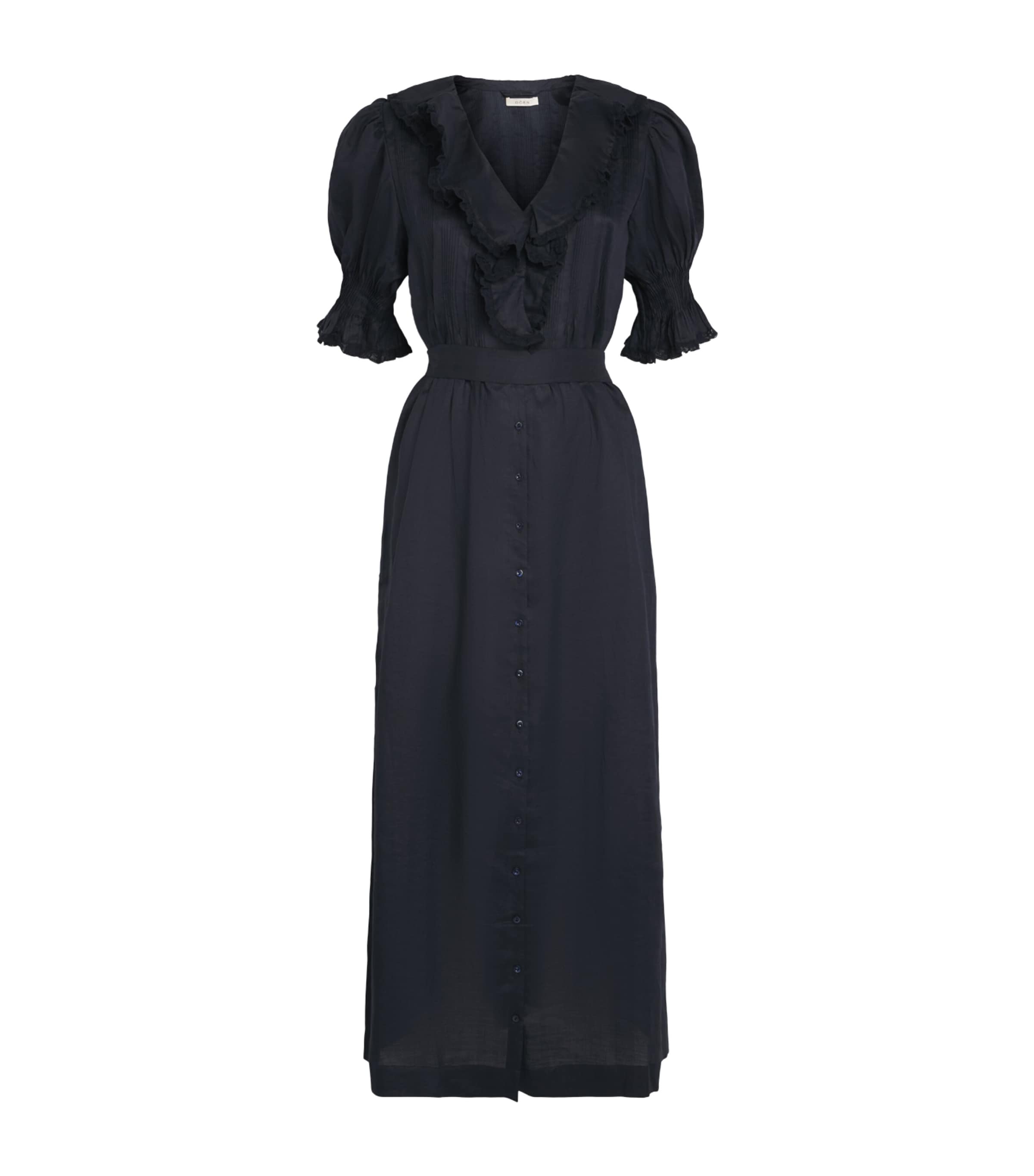 Ramie Harriette Midi Dress NIGHT SKY Image 1