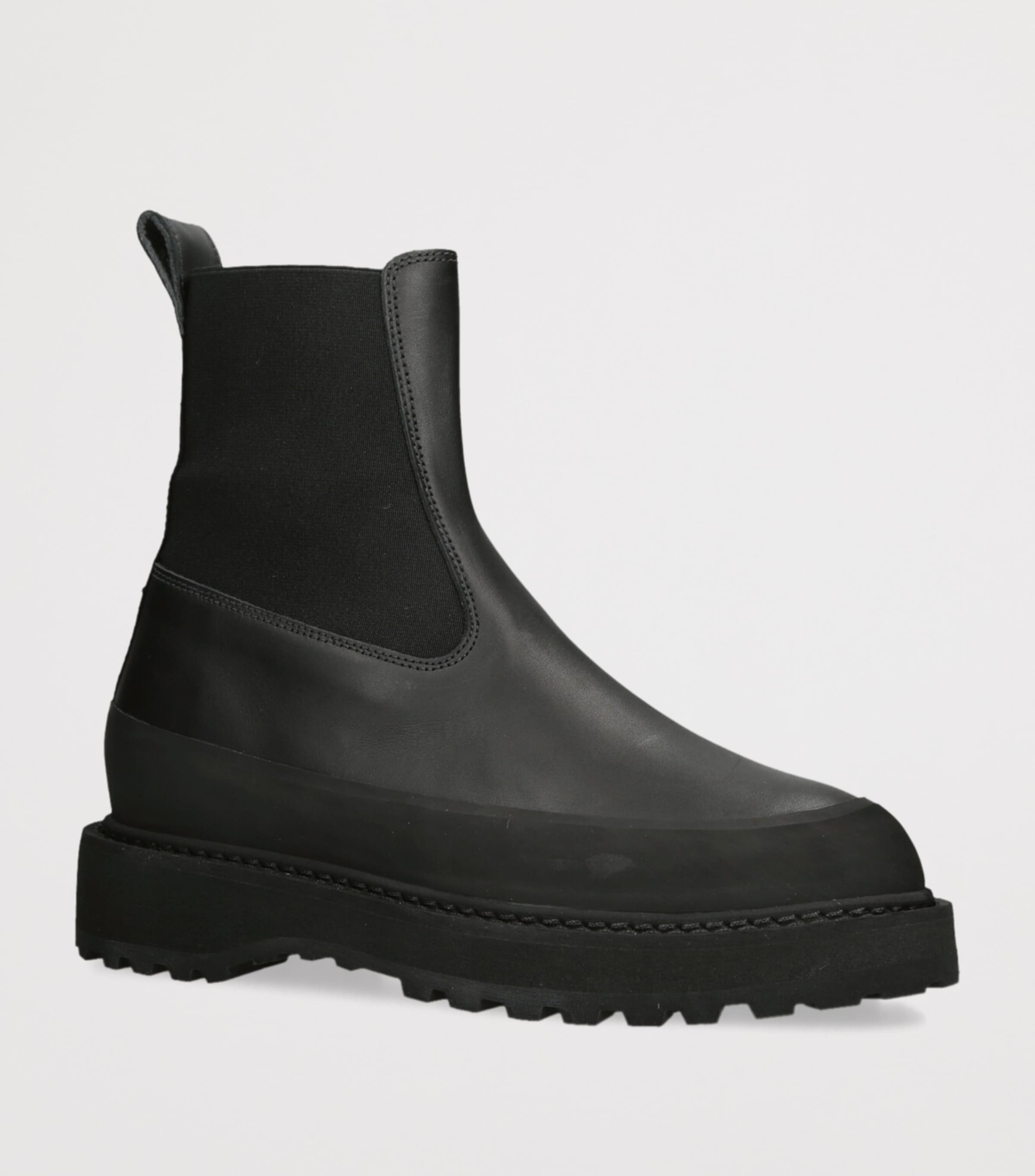 Leather Dolomite Chelsea Boots 25 BLACK Image 3