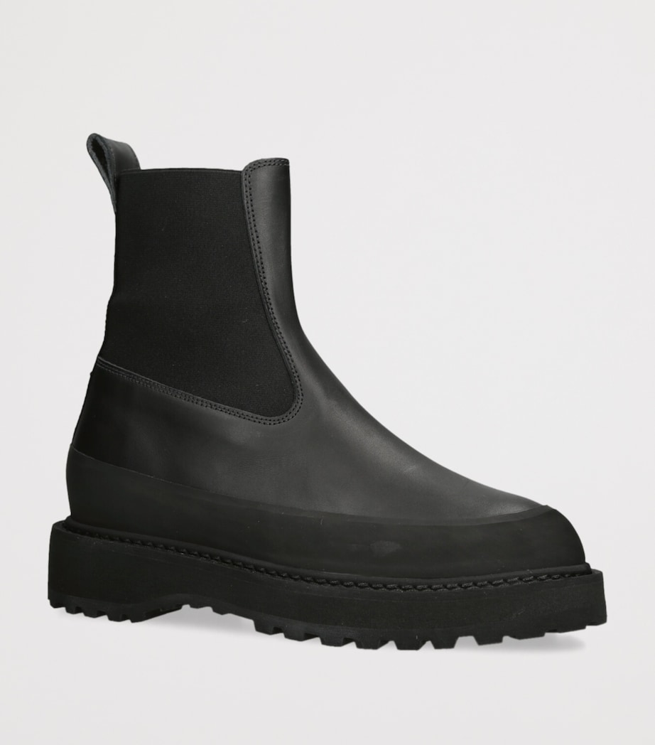 Leather Dolomite Chelsea Boots 25 BLACK Image 3