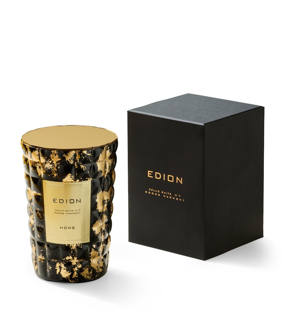 EDION Cello Suite No.7 Wood Harmony Candle (2.5kg) Gold Image 1