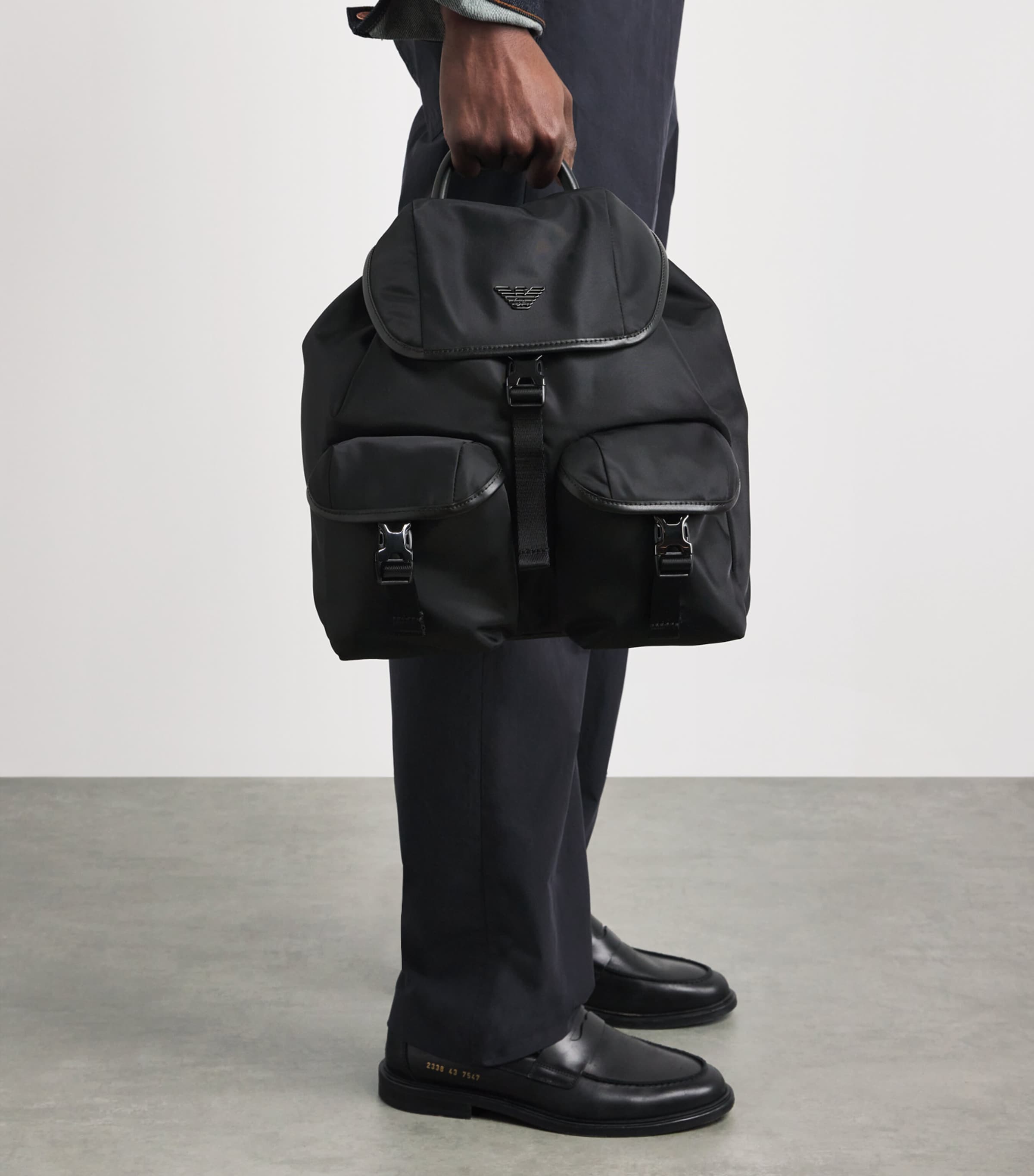 Emporio Armani Logo Backpack Image 4