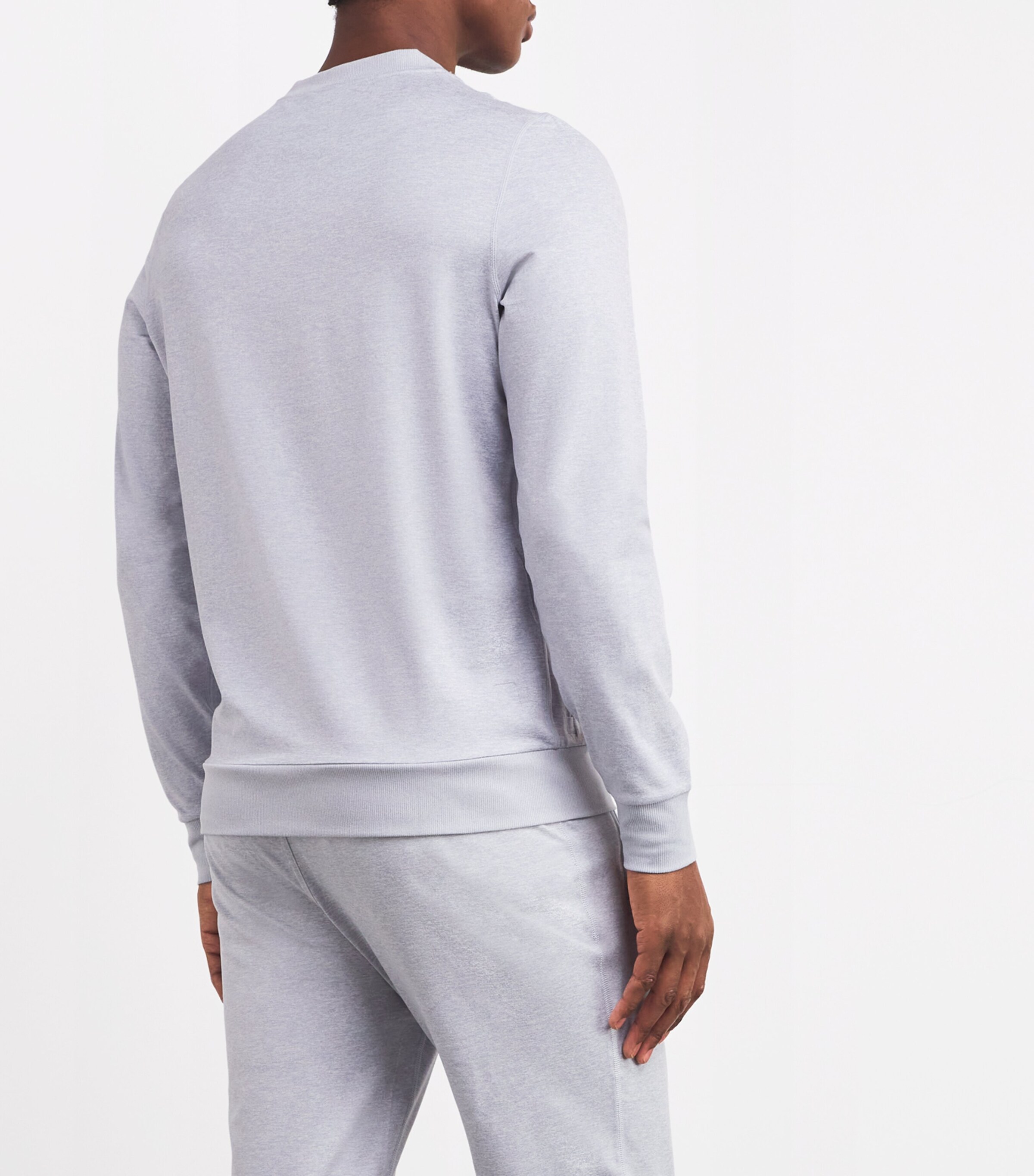 DreamKnit Ponto Performance Sweatshirt PLATINUM HEATHER Image 4