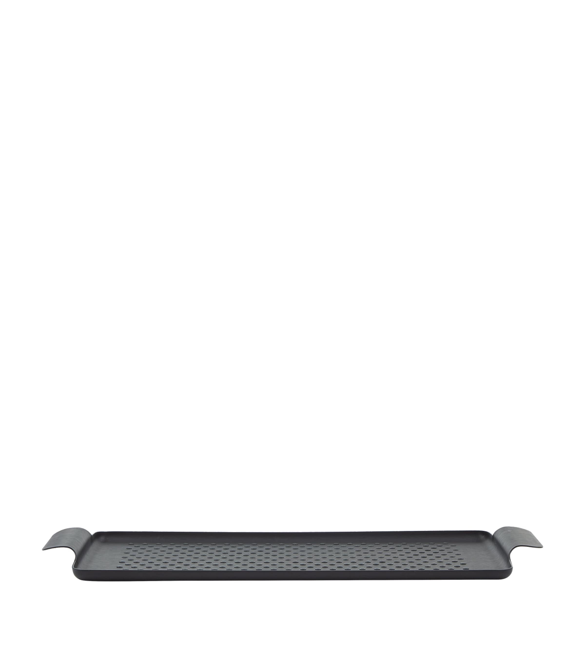 Kaymet Pressed Rubber Grip Tray In Black