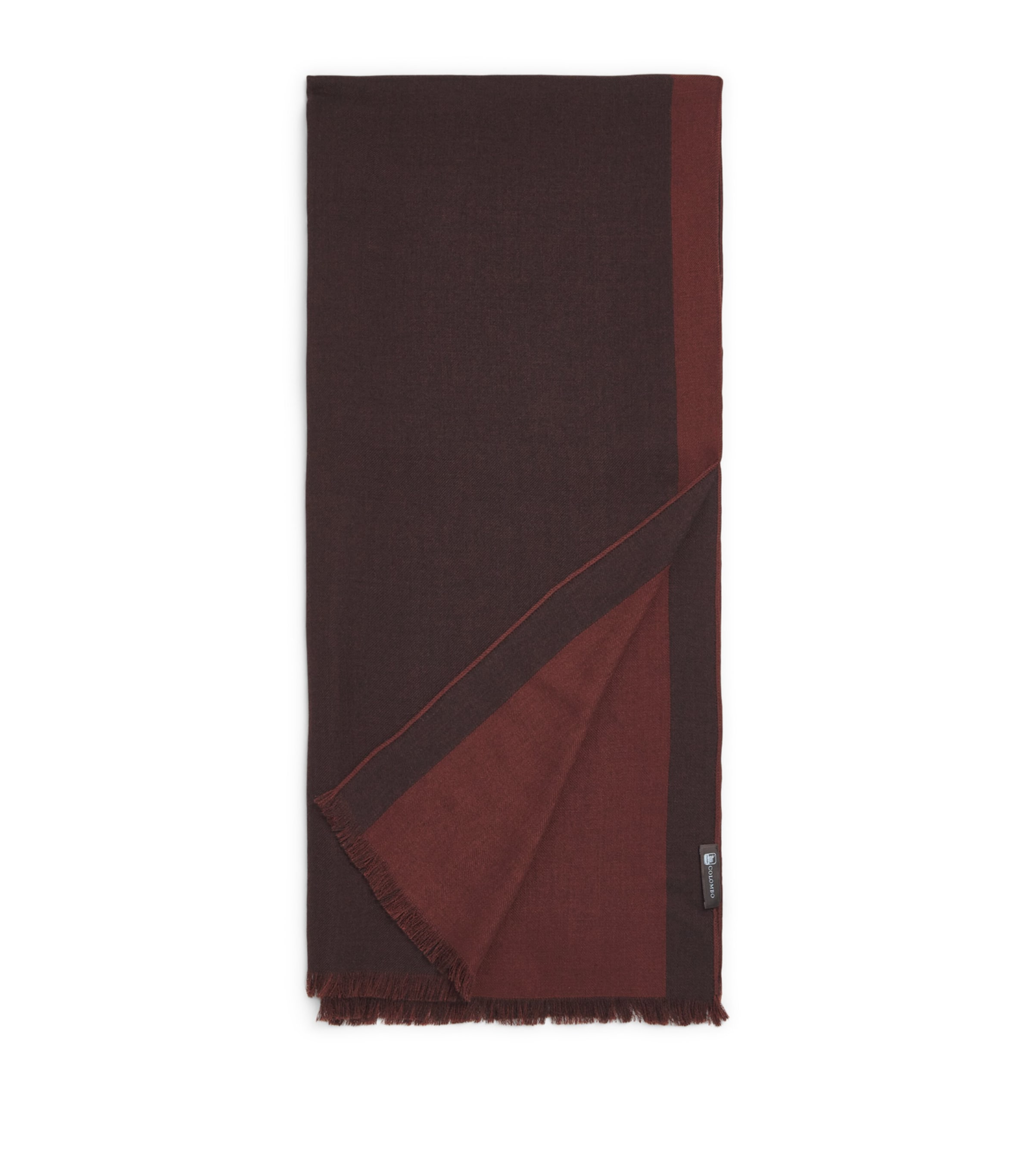 Colombo Cashmere-Silk Scarf Wine Image 1