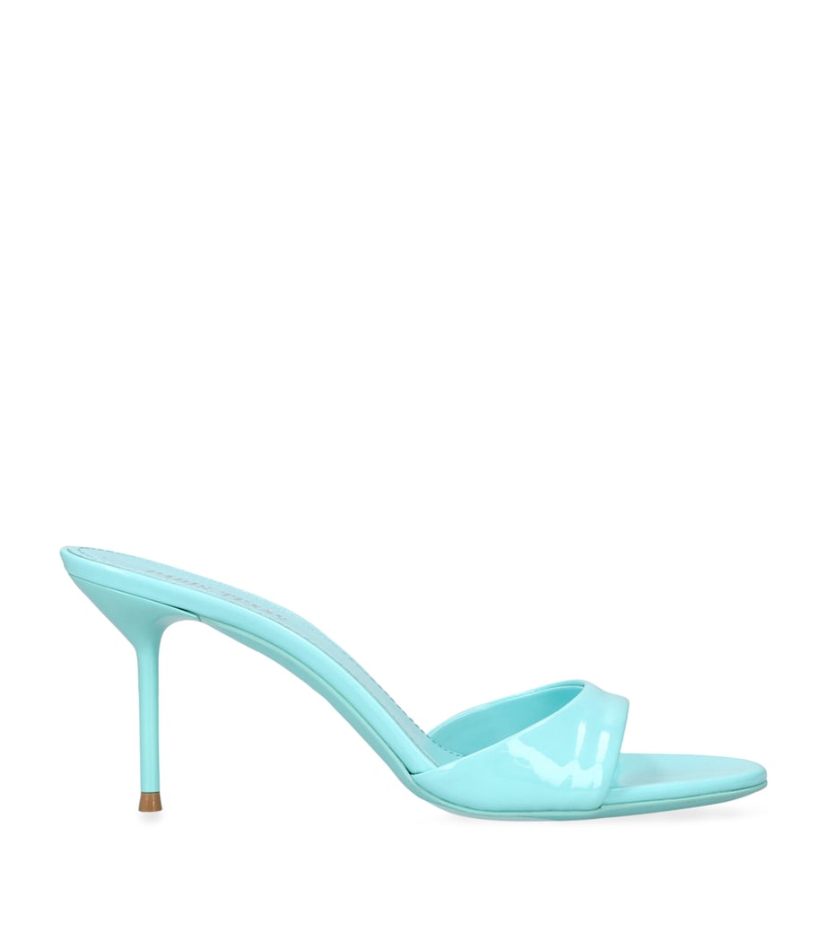 Paris Texas Patent Leather Lidia Mules 70 Blue Image 1