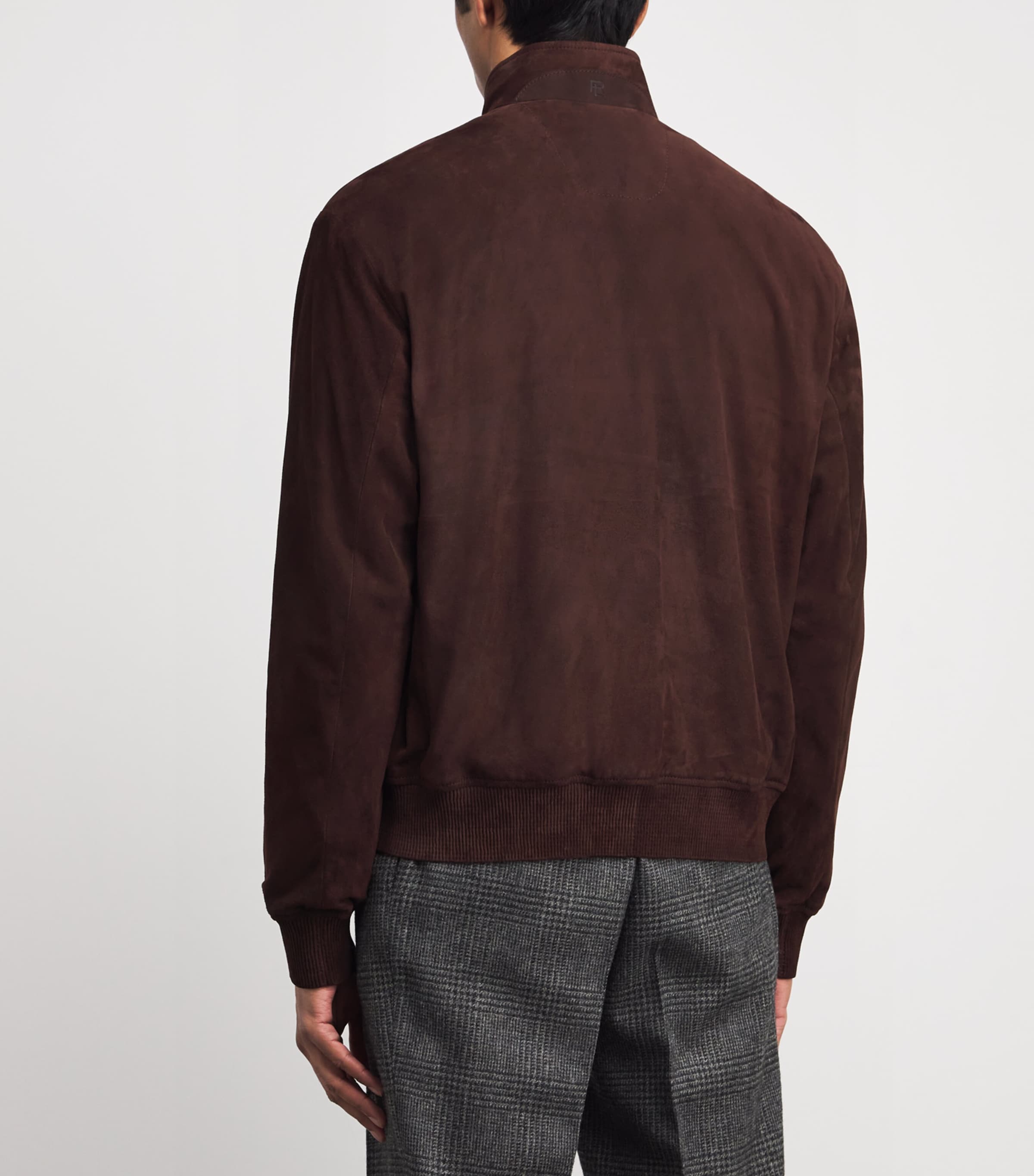 Suede Track Jacket BROWN Image 4