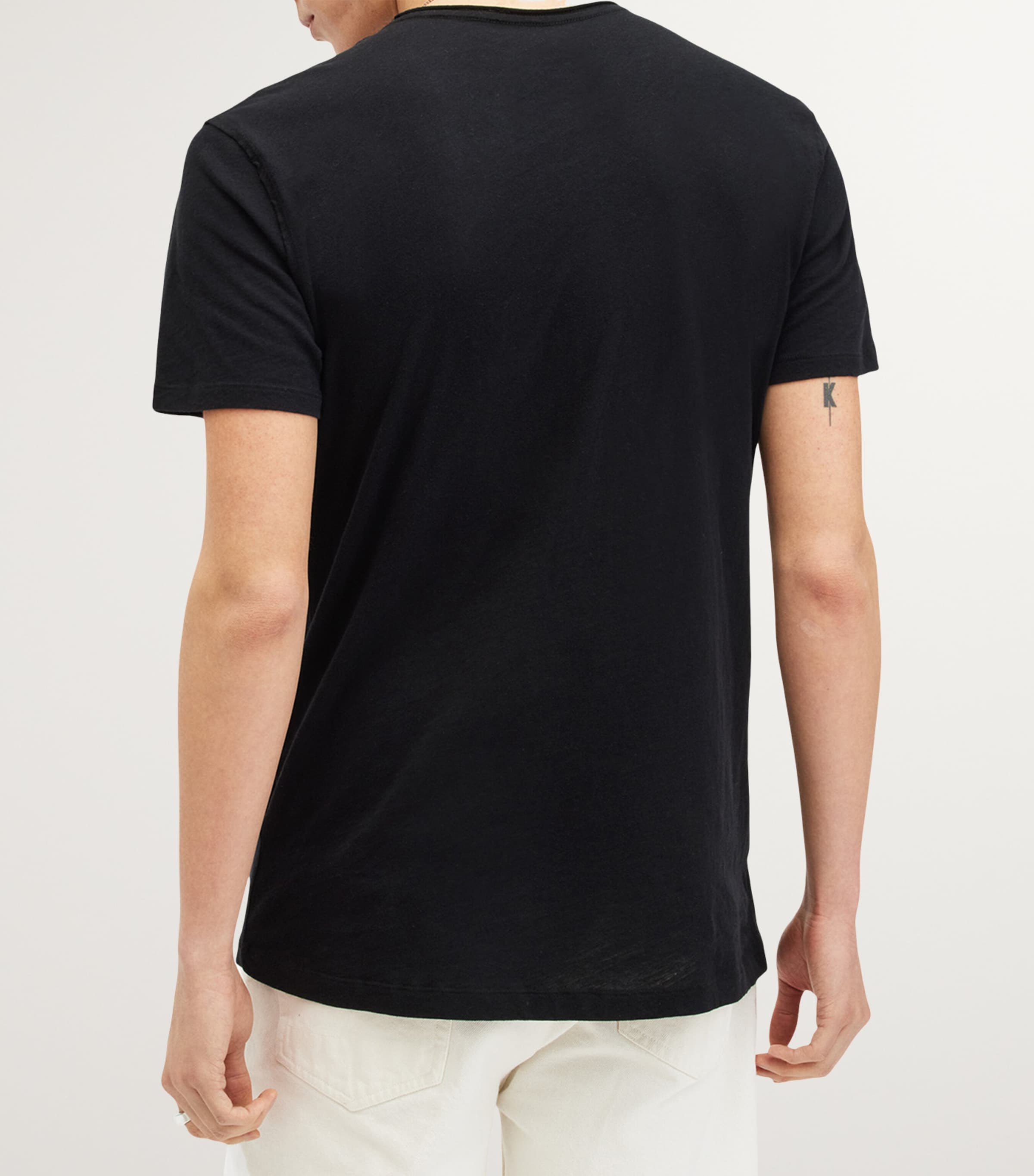 Organic Cotton Figure T-Shirt JET BLACK Image 4