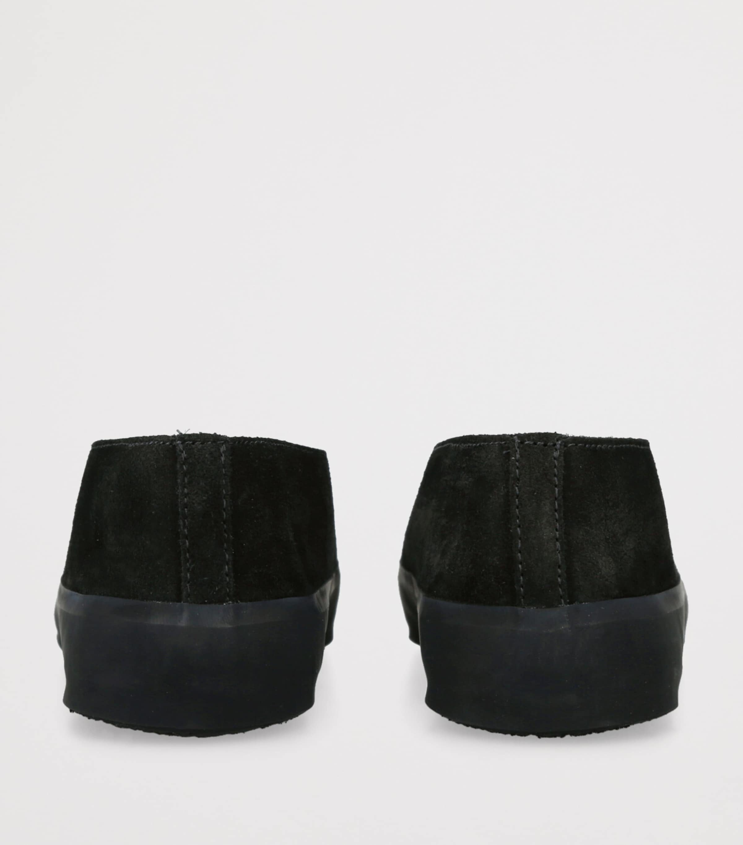 Suede-Shearling Apres Ski Flats BLACK Image 2