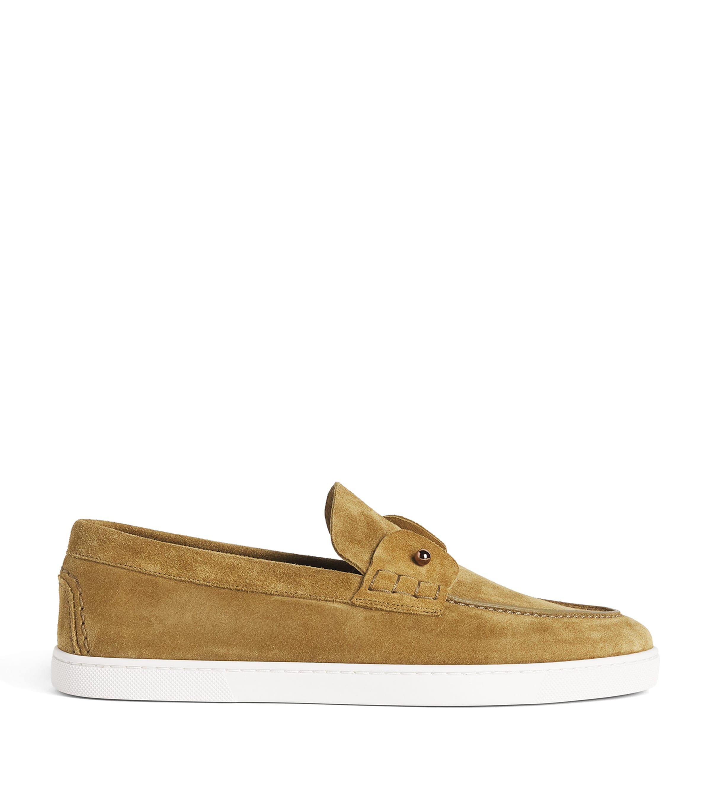 Christian Louboutin Chambeliboat Leather Boat Shoes Image 1