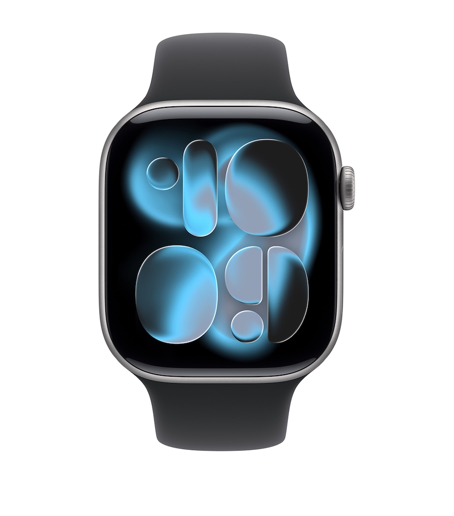 Apple Watch Series 11 - Space Grey Aluminium with Black Sport Band, 46mm, Small/Medium SPACE GREY Image 1