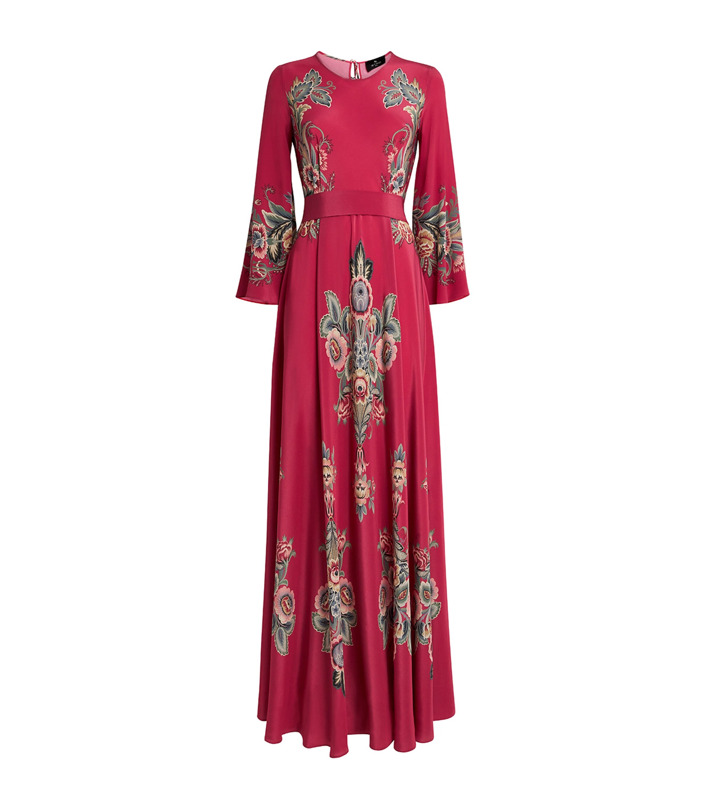 Etro Womens Silk Floral Print Gown Image 1