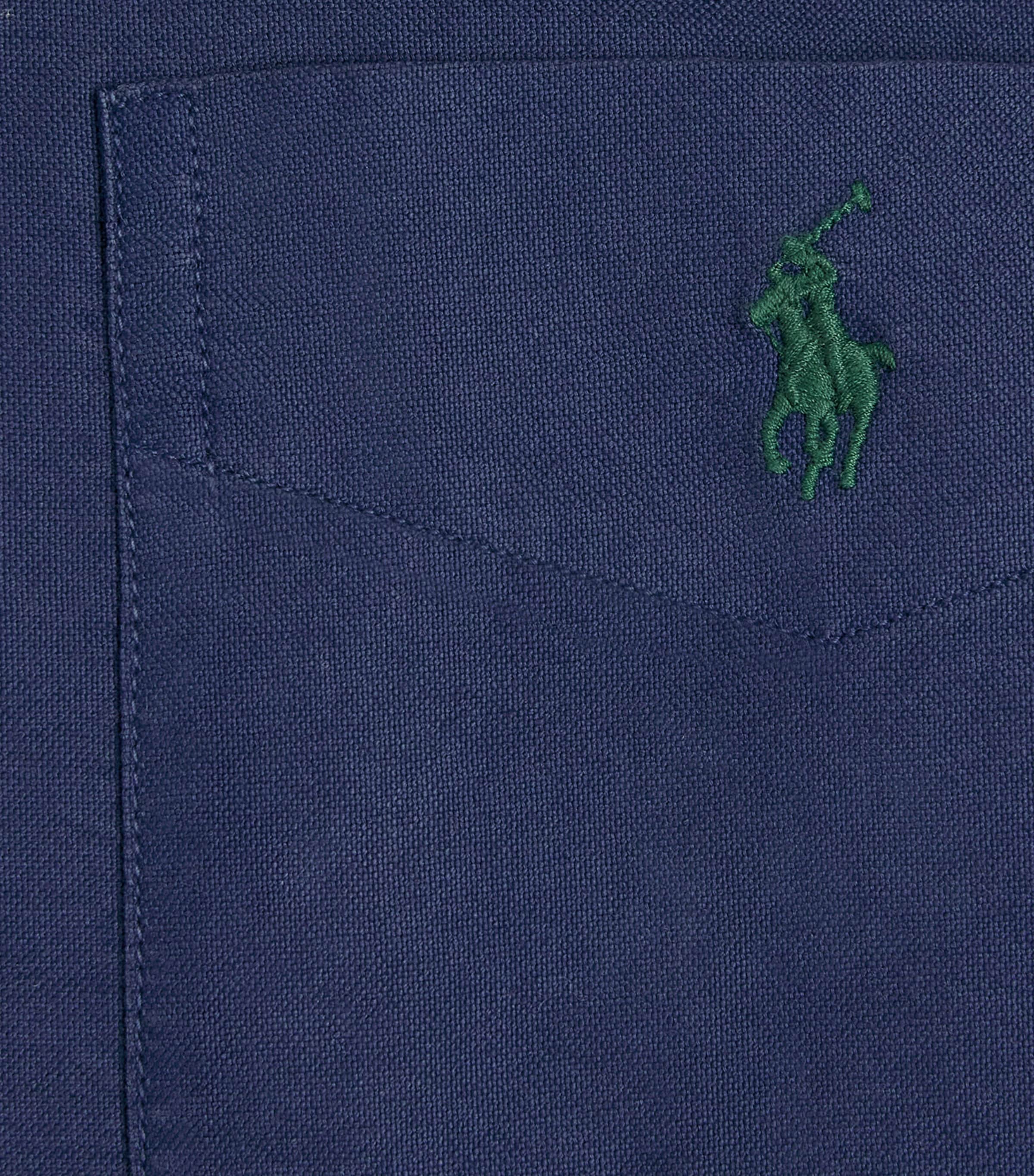 Oxford Garment-Dyed Overshirt NAVY Image 5