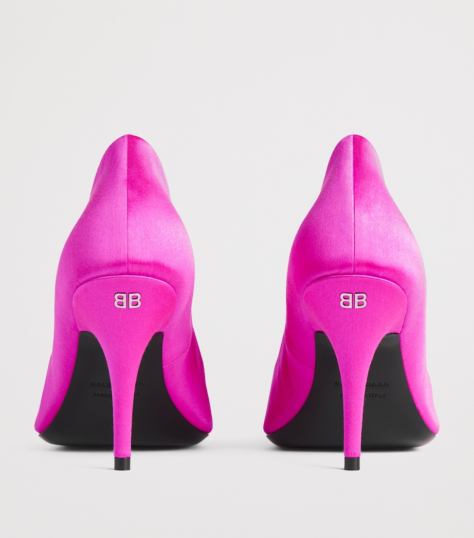 Balenciaga Satin Avenue Palazzo Pumps 90 Image 7