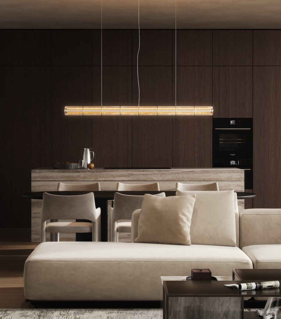 Flos Glass Luce Orizzontale S1 Pendant Lamp Image 3