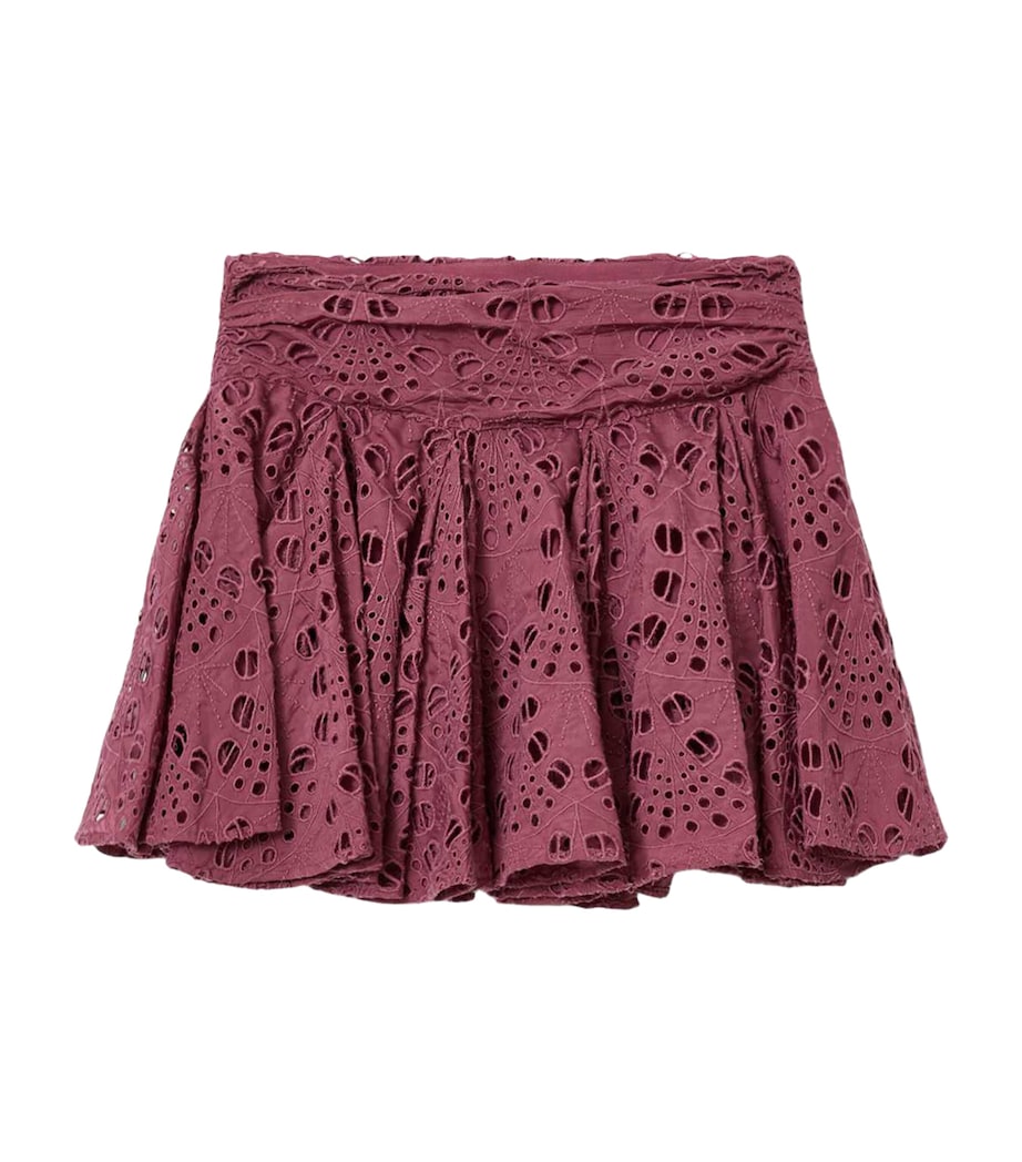 AllSaints Womens Dotty Mini Skirt Raspberry Pink Image 1
