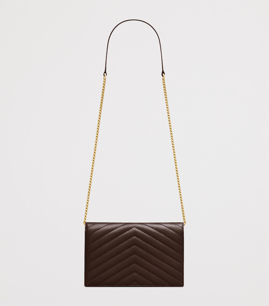 Saint Laurent Cassandre Envelope Chain Wallet Image 4