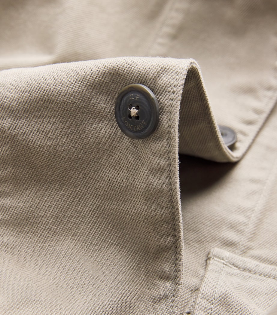 Cotton Drill Overshirt 356 FALLEN ROCK Image 5