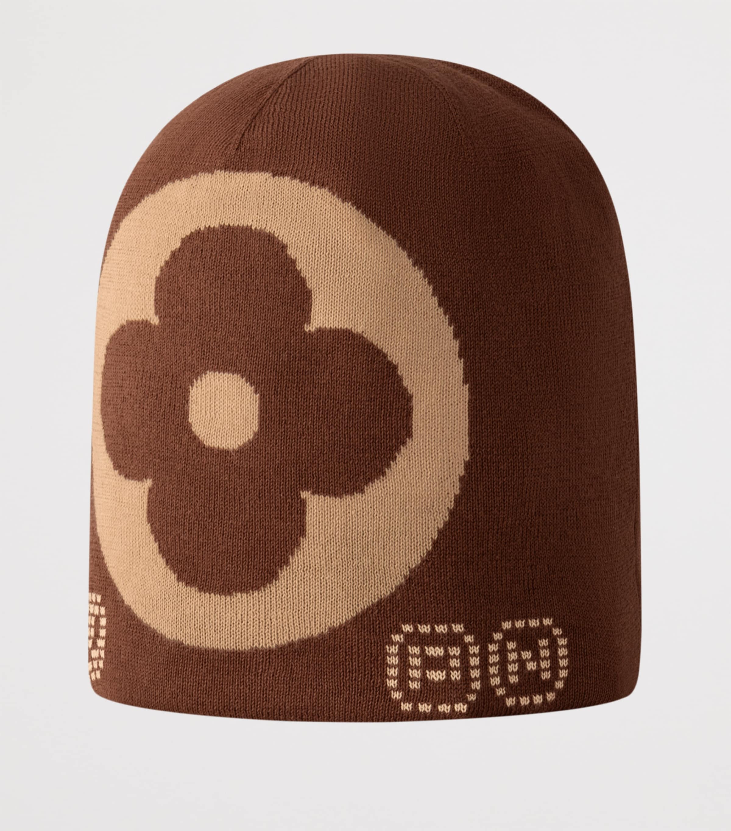 Monogram Era Beanie BROWN Image 2