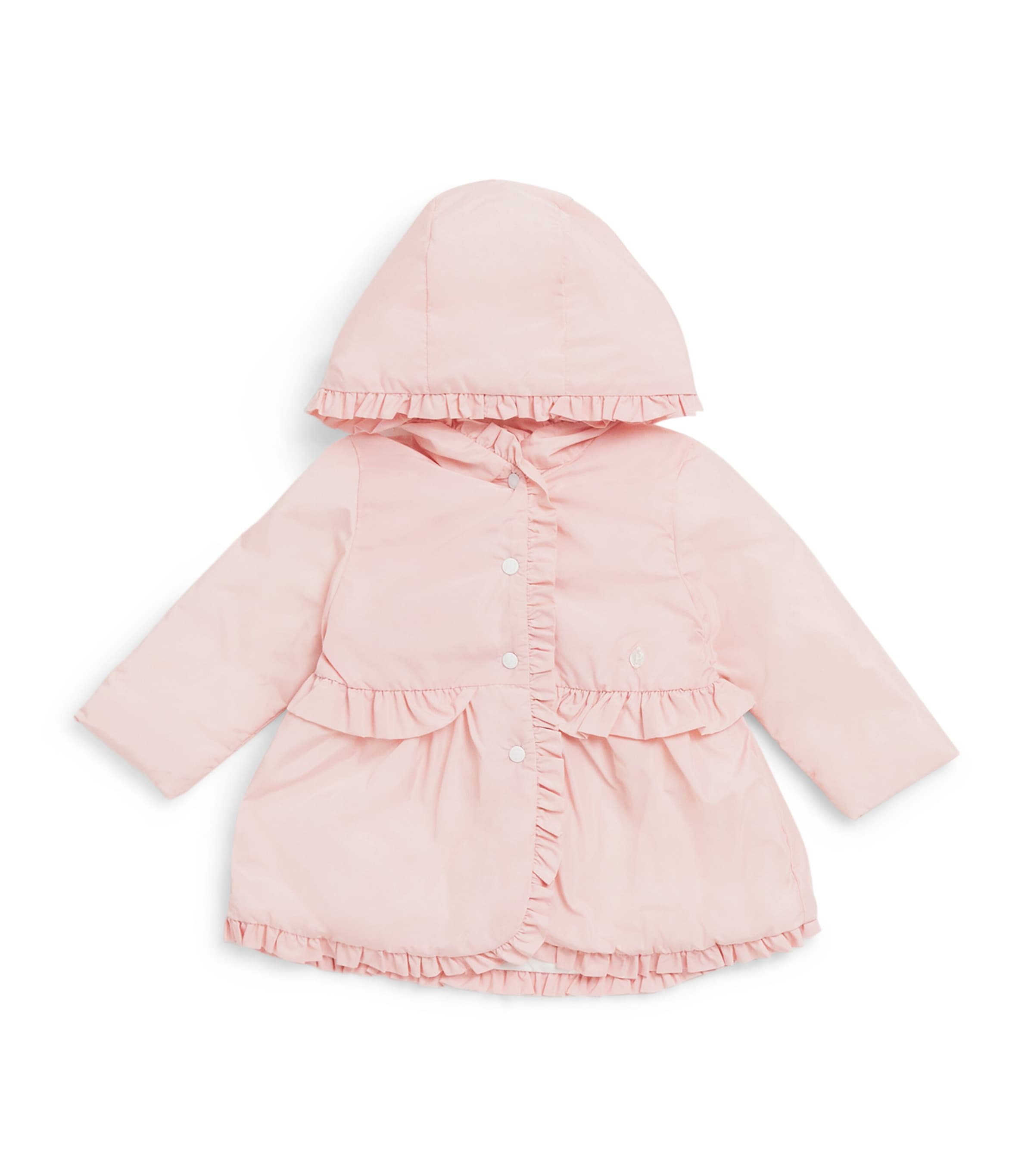 Ruffle-Trim Padded Coat (3 Months - 4 Years) PALE PINK Image 1