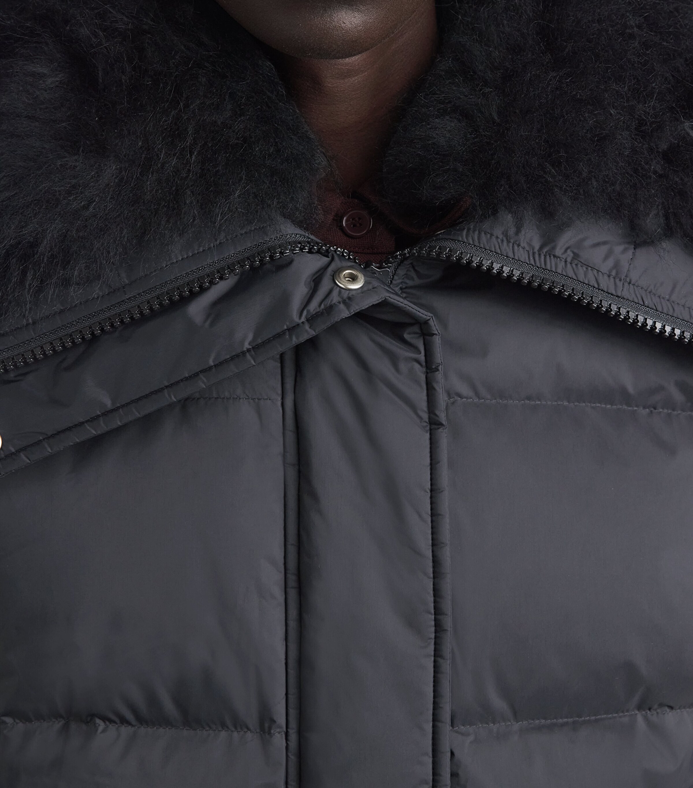 Yves Salomon Womens Down Technical Puffer Jacket Image 3