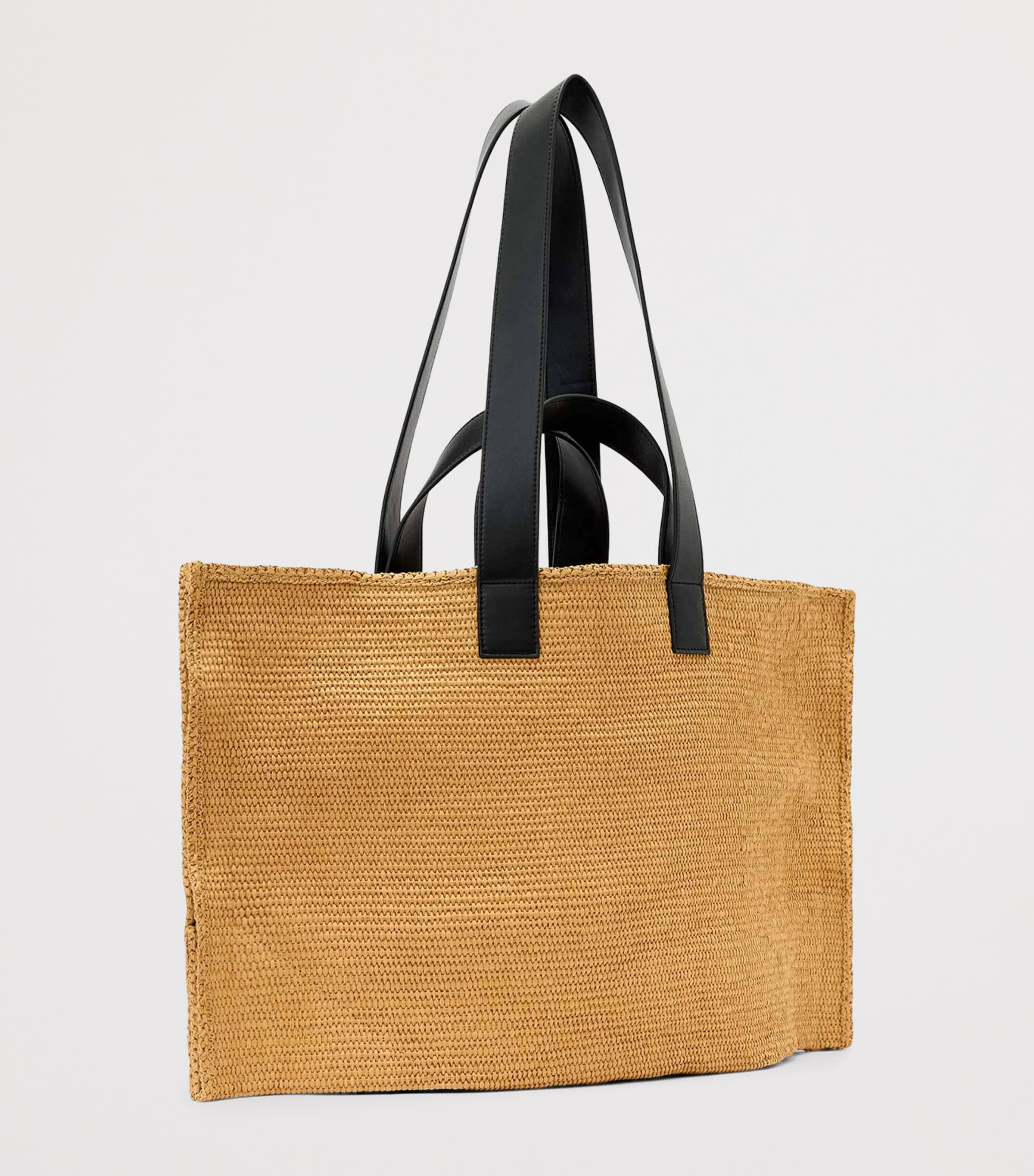 AllSaints Paper Reversible Lutece Tote Bag Biscuit Brown Image 4